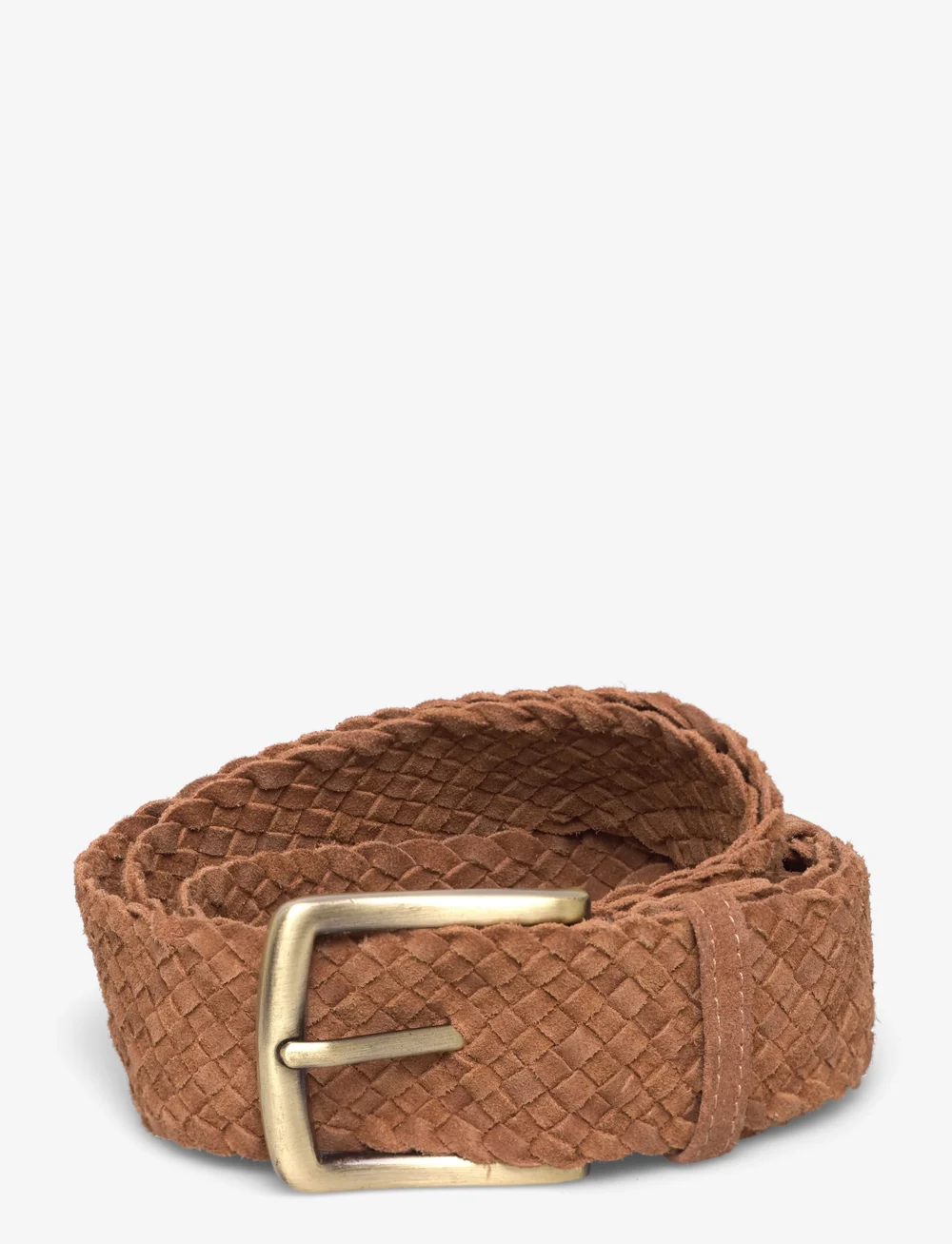 DEPECHE - Jeans Belt - punutud vööd - 014 cognac - 0