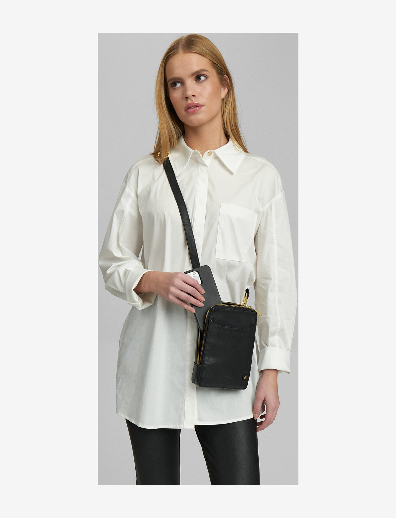 DEPECHE - Mobilebag - accessoires - 099 black (nero) - 1