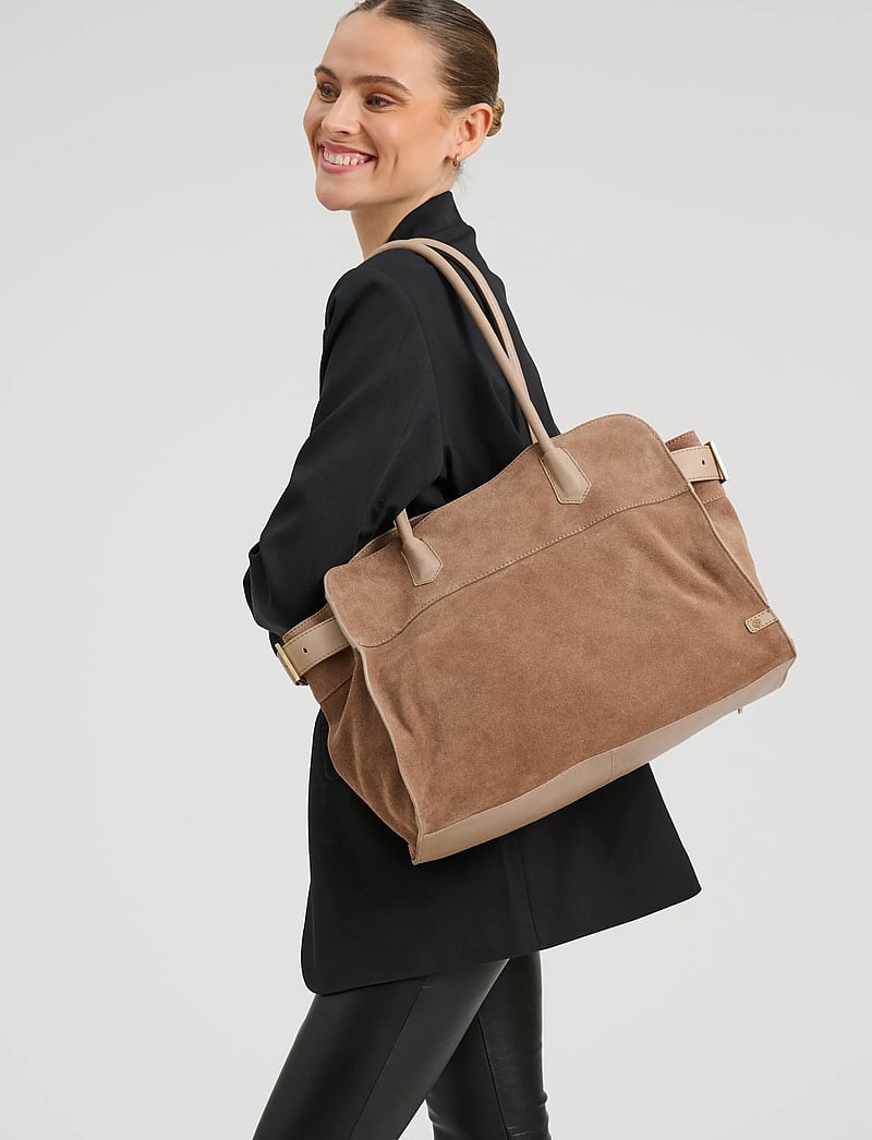 DEPECHE - Madrid Shopper - shoppers - 224 taupe - 0