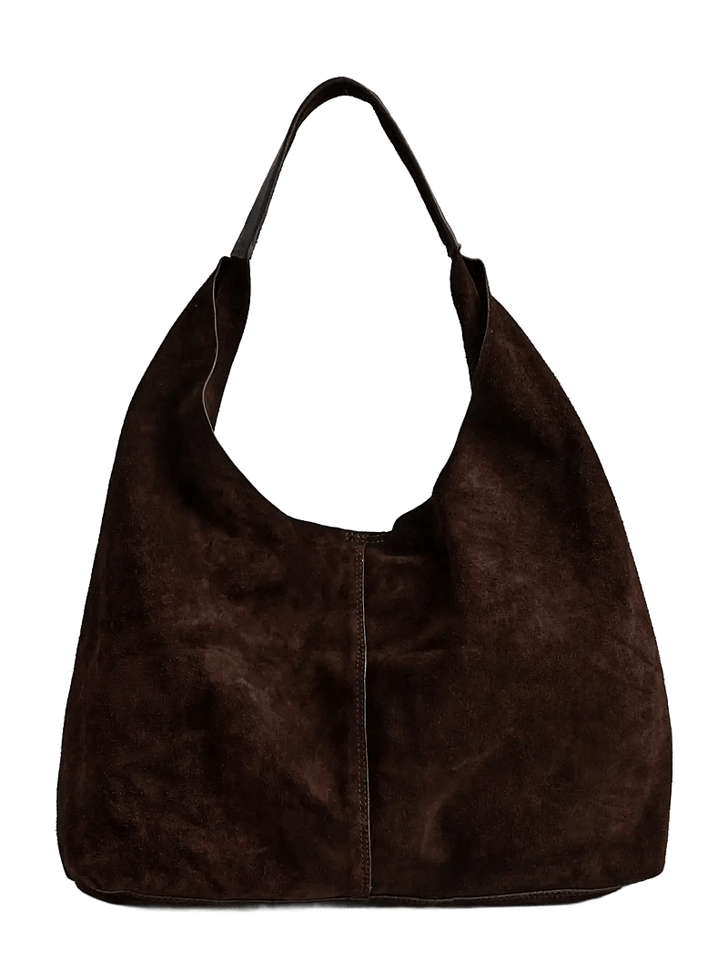 DEPECHE - Bilbao Shoulderbag - shoppingväskor - 008 chocolate - 1