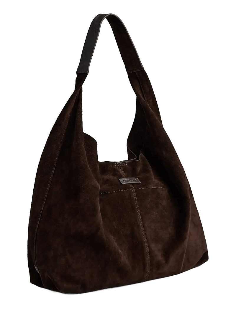 DEPECHE - Bilbao Shoulderbag - shoppingväskor - 008 chocolate - 2
