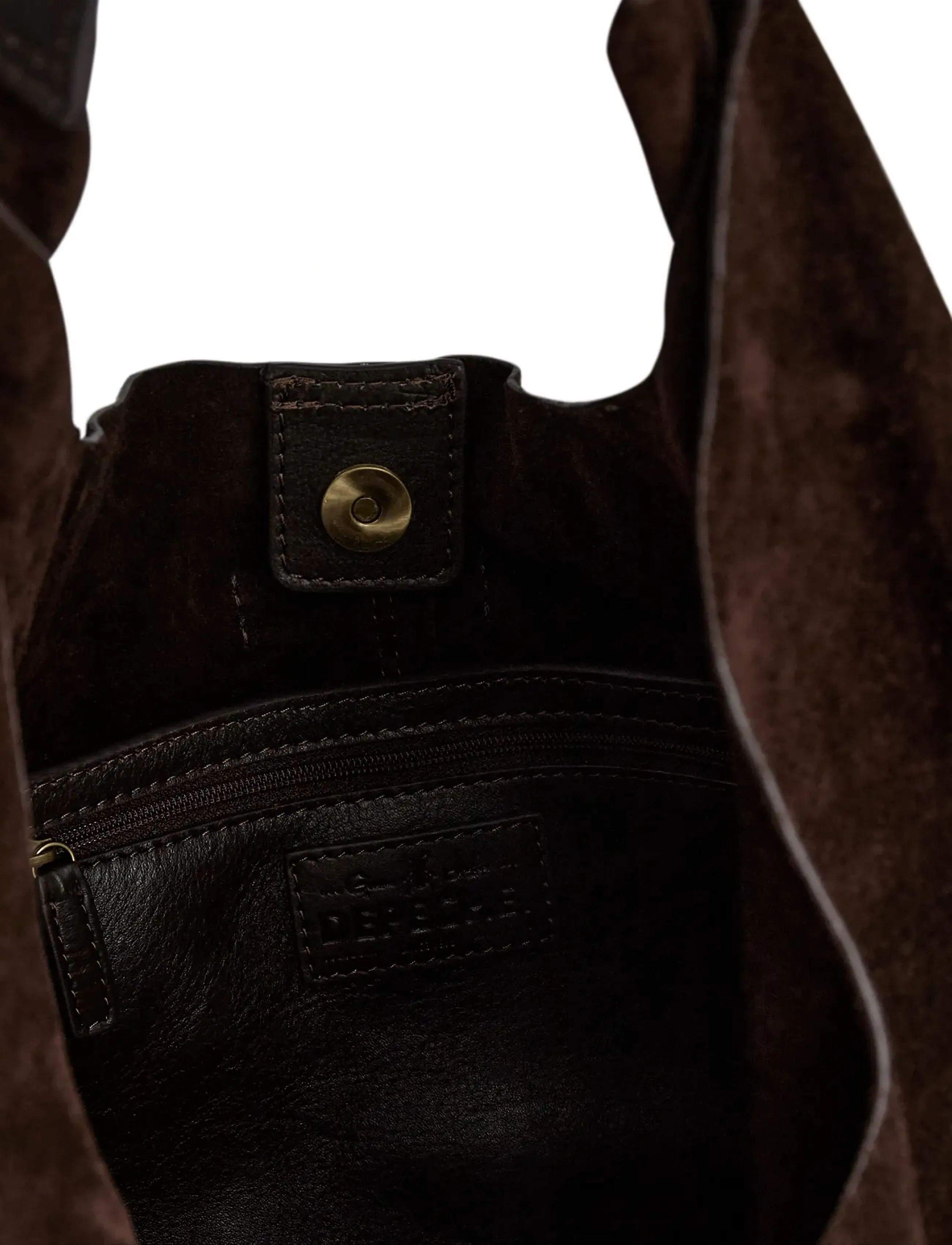 DEPECHE - Bilbao Shoulderbag - shoppers - 008 chocolate - 3