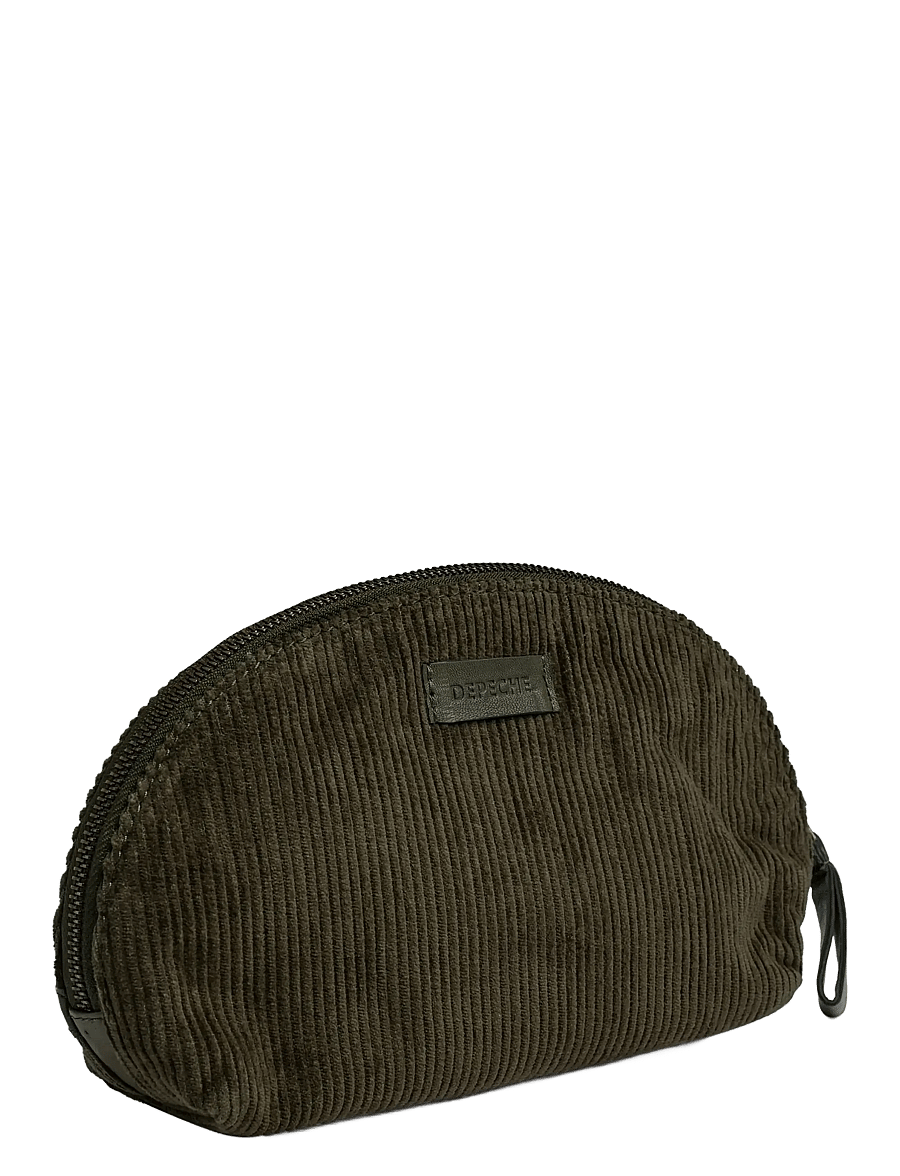 DEPECHE - Make up bag - toiletartikler - 049 army green - 1