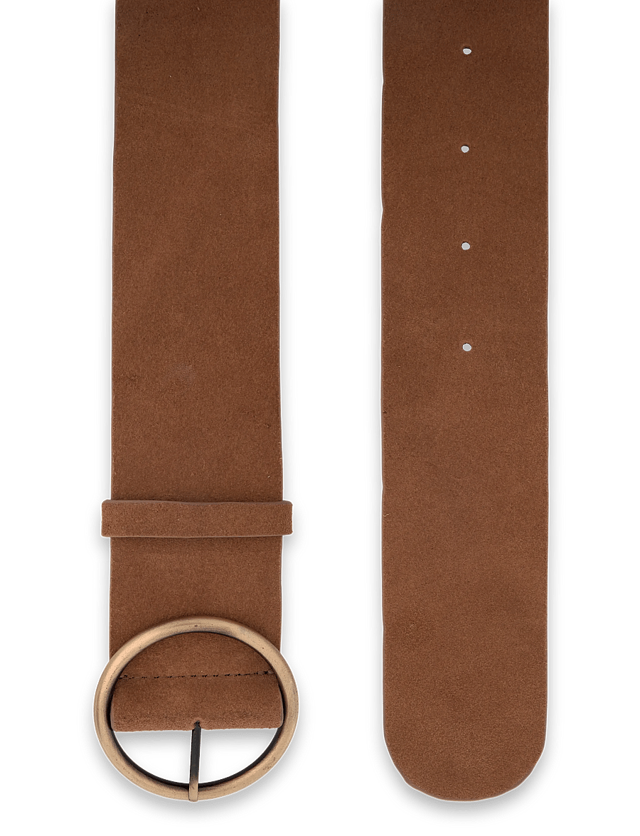 DEPECHE - Belt - läderskärp - 014 cognac - 1