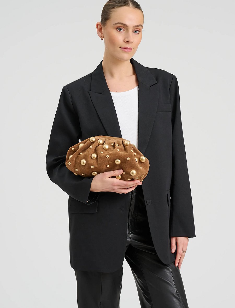 DEPECHE - Rotterdam Clutch - 028 caramel - 0