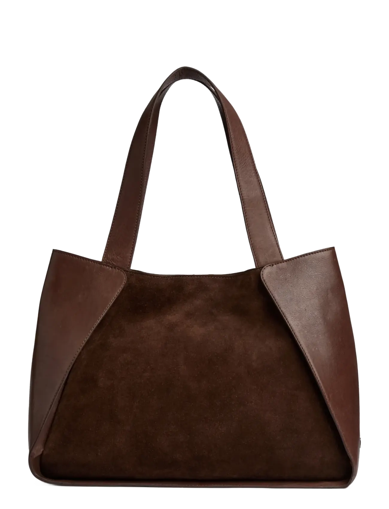 DEPECHE - Madrid Shopper - talpios rankinės - 008 chocolate - 1