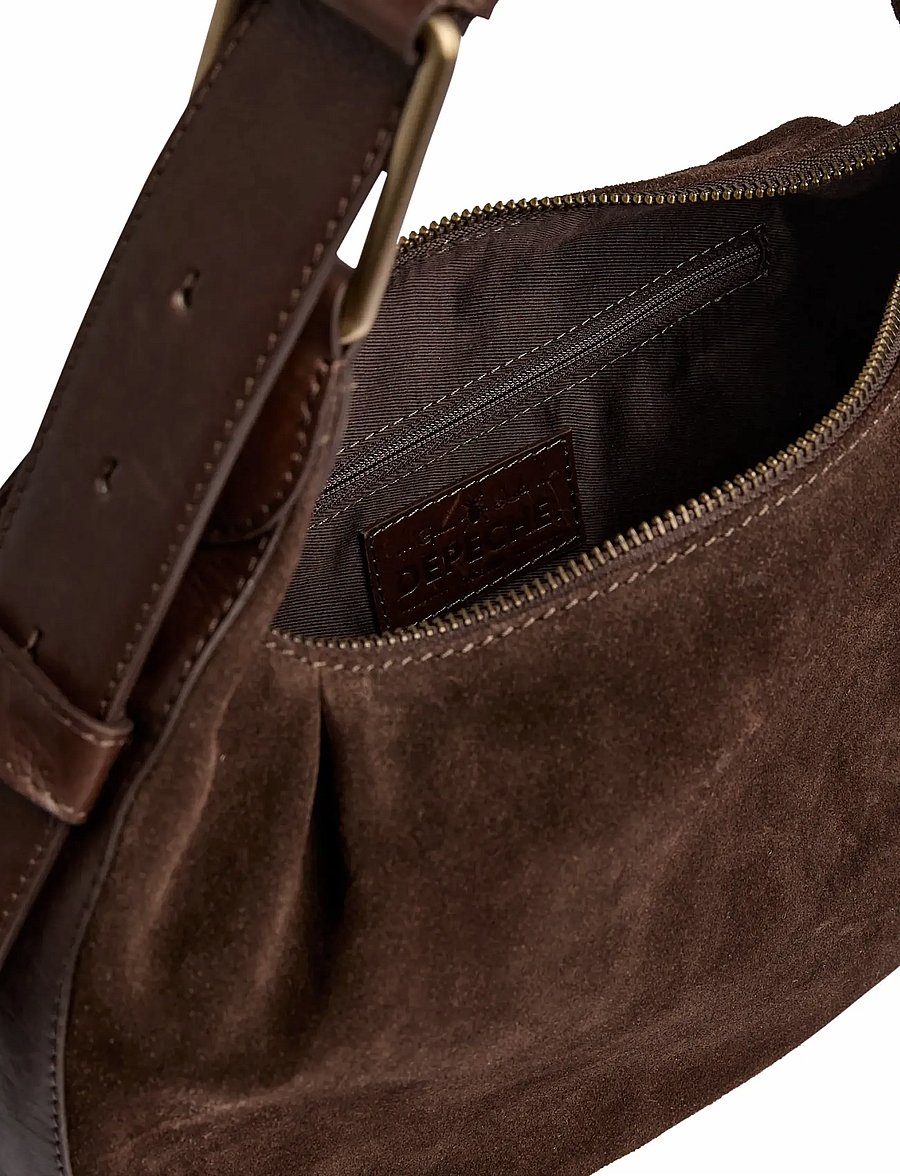 DEPECHE - Madrid Handbag - kasdienis stilius - 008 chocolate - 4
