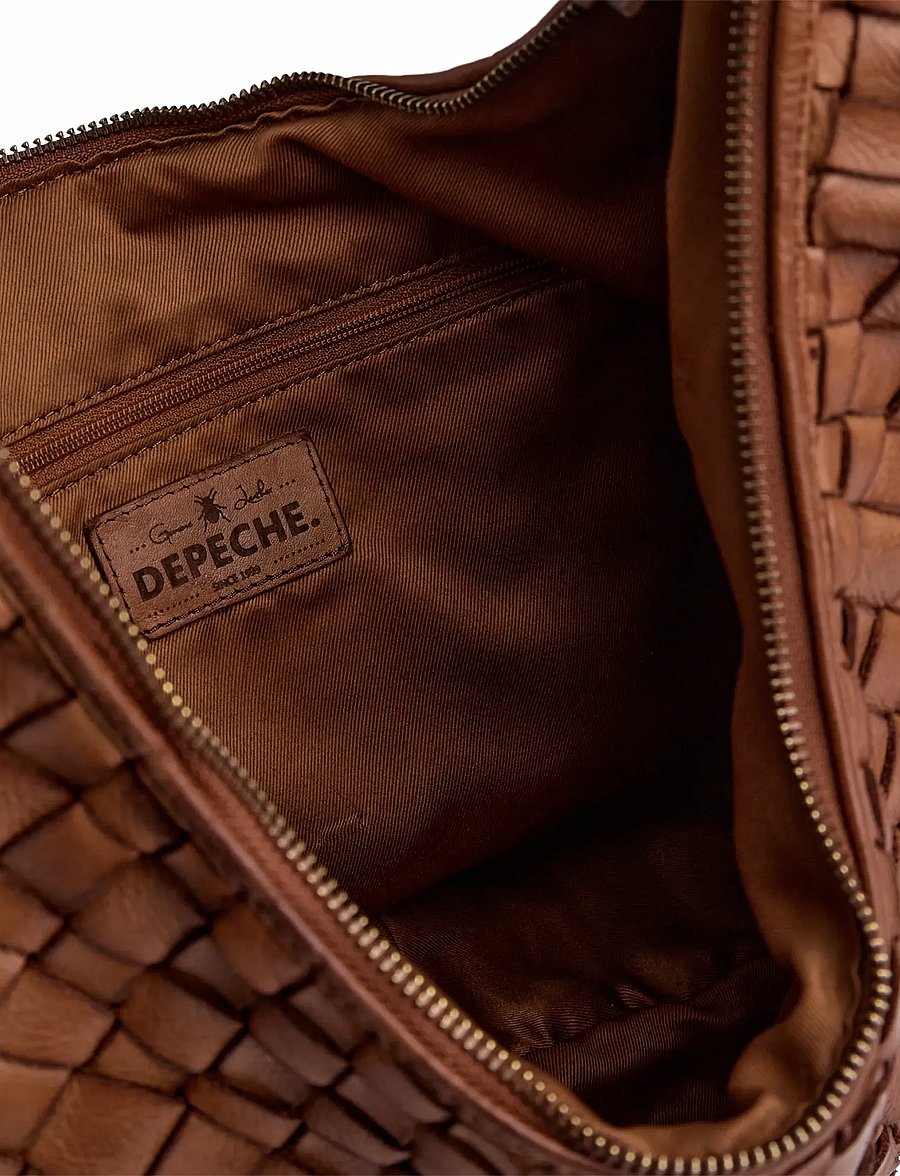 DEPECHE - Warsaw Shoulderbag - crossbody bags - 005 vintage cognac - 4