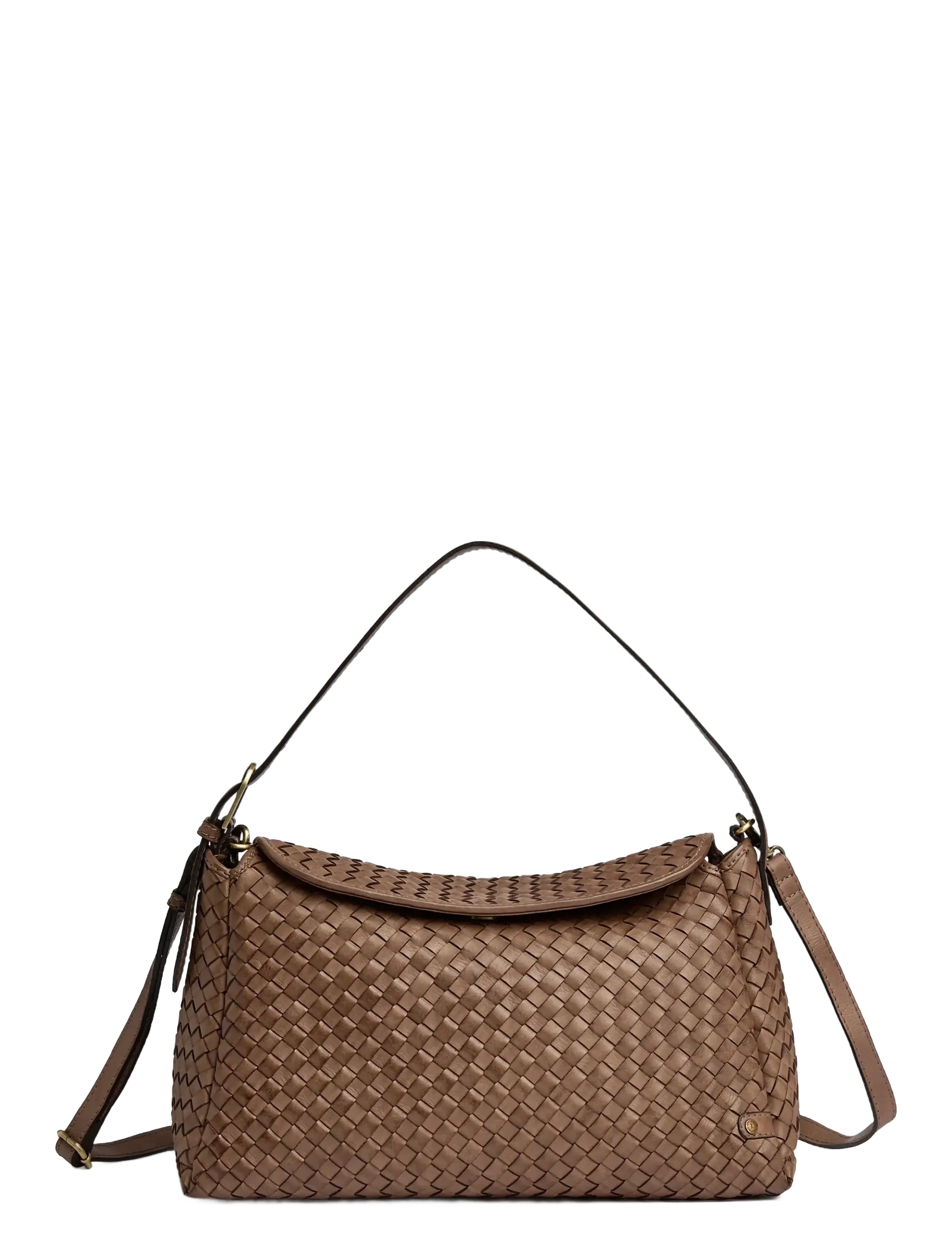 DEPECHE Sofya Crossover - Torebki Crossbody - 250 DARK TAUPE / brown