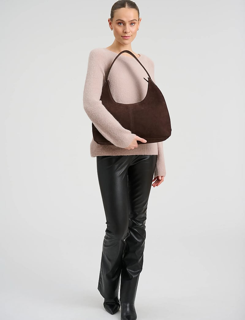 DEPECHE - Bilbao Shoulderbag - axelremsväskor - 008 chocolate - 4