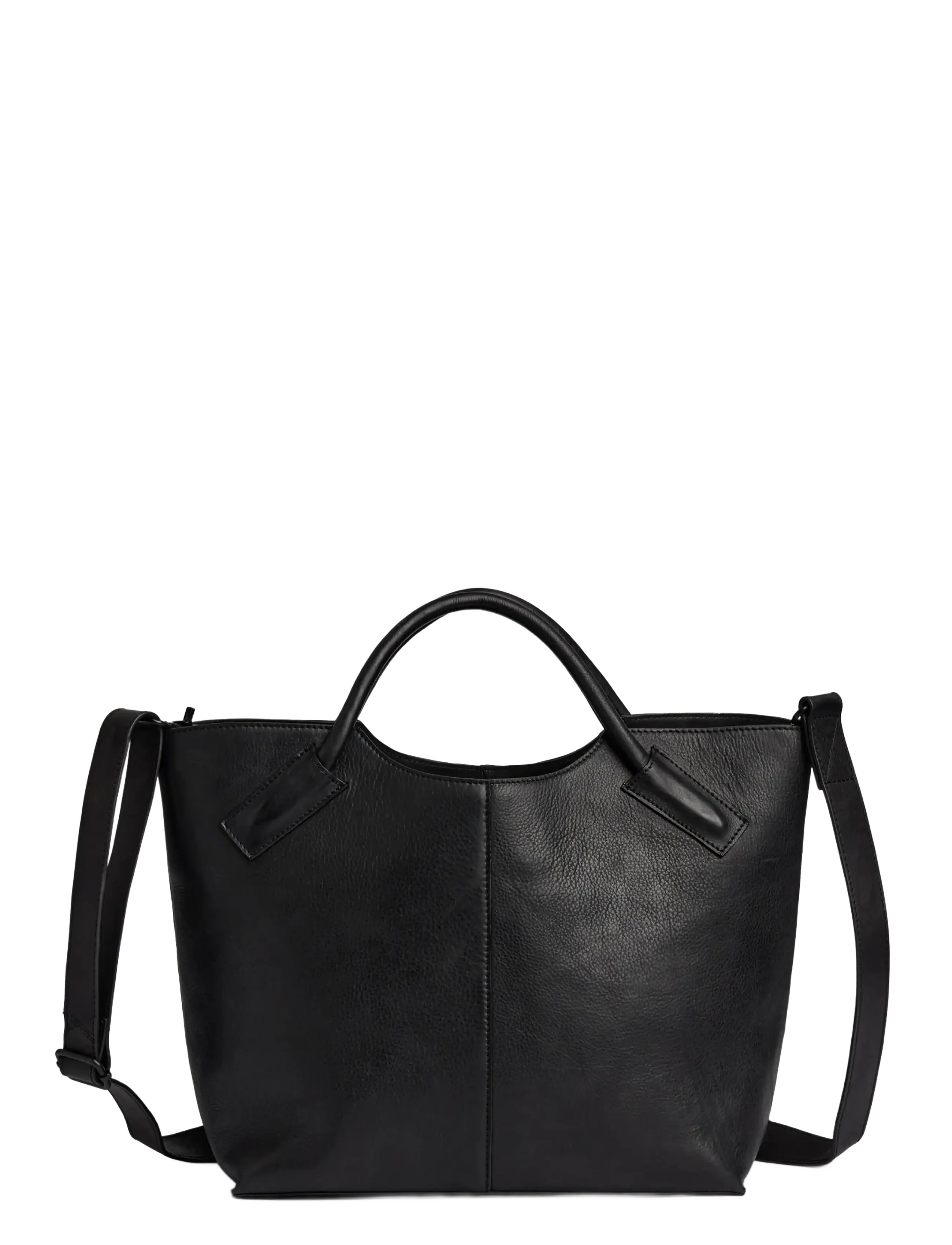 DEPECHE Marseille Shopper - Väskor - 099 BLACK / black