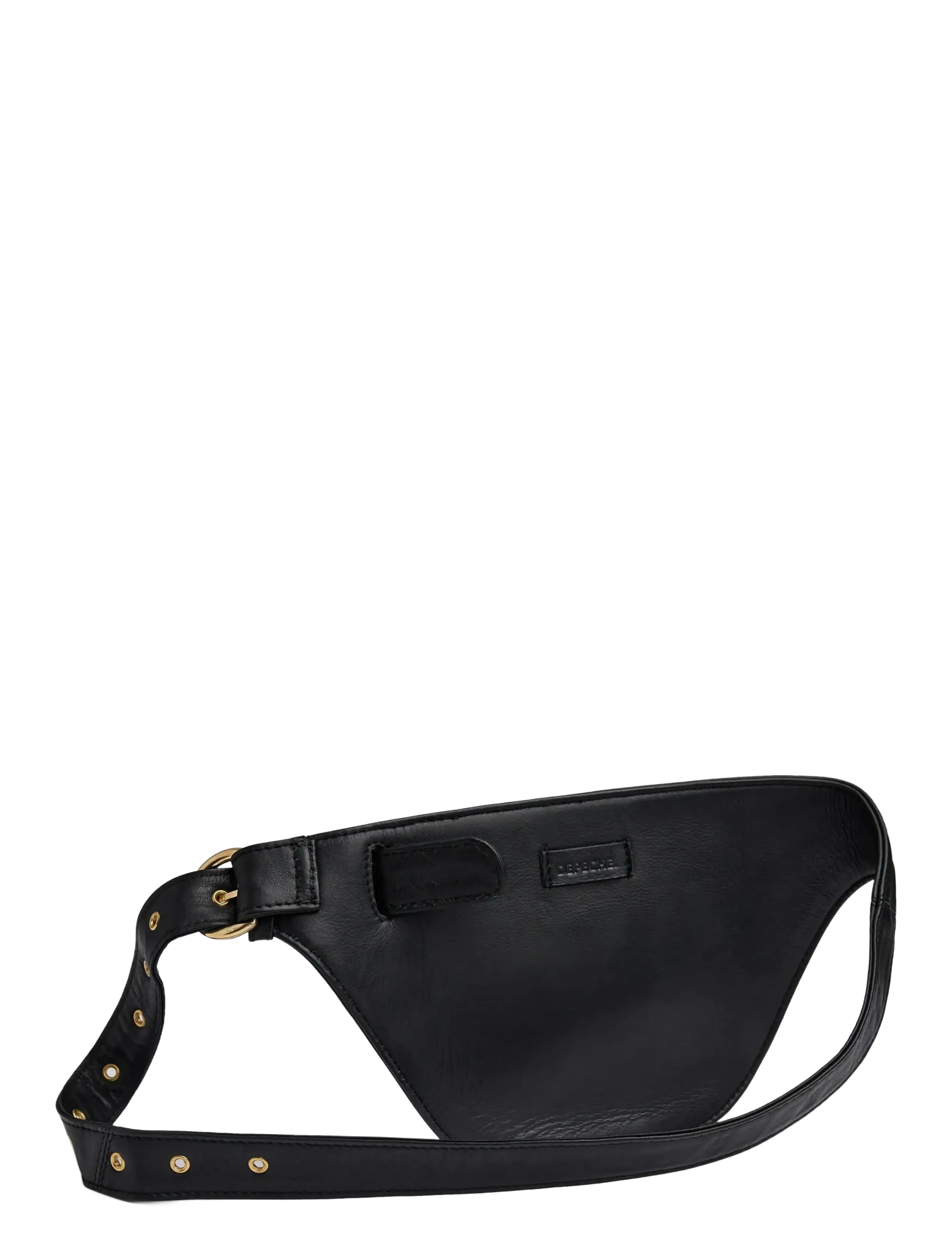 DEPECHE - Golden Chic Beltbag - 099 black - 2