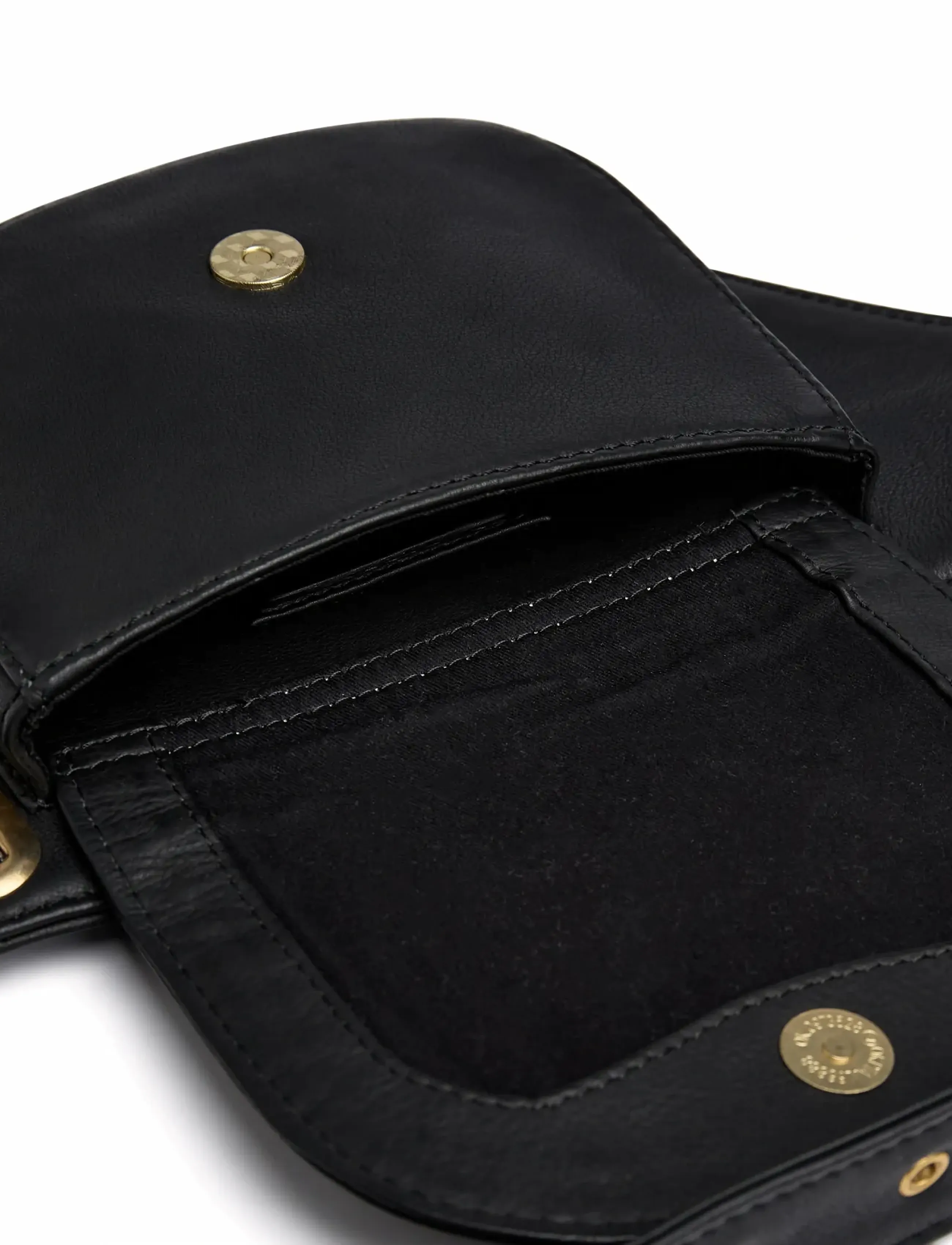 DEPECHE - Golden Chic Beltbag - 099 black - 5