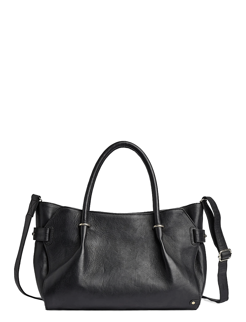 DEPECHE - Golden Chic Workbag - tote bags - 099 black - 1