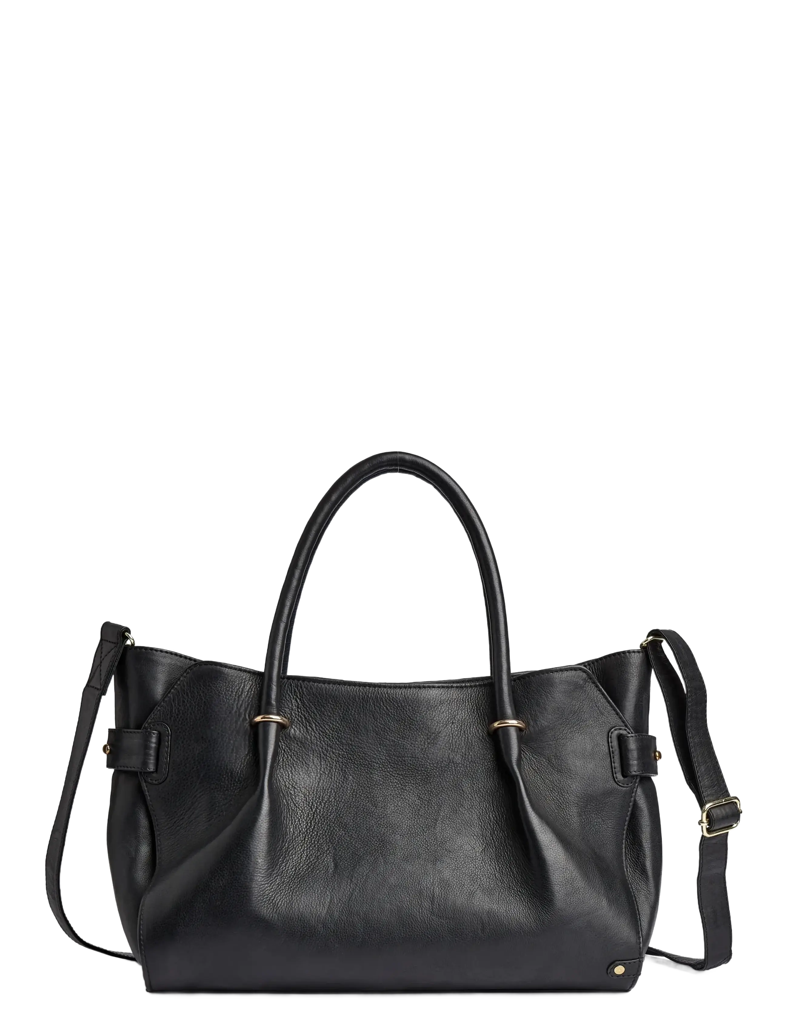 DEPECHE Golden Chic Workbag - DEPECHE - 099 BLACK / black