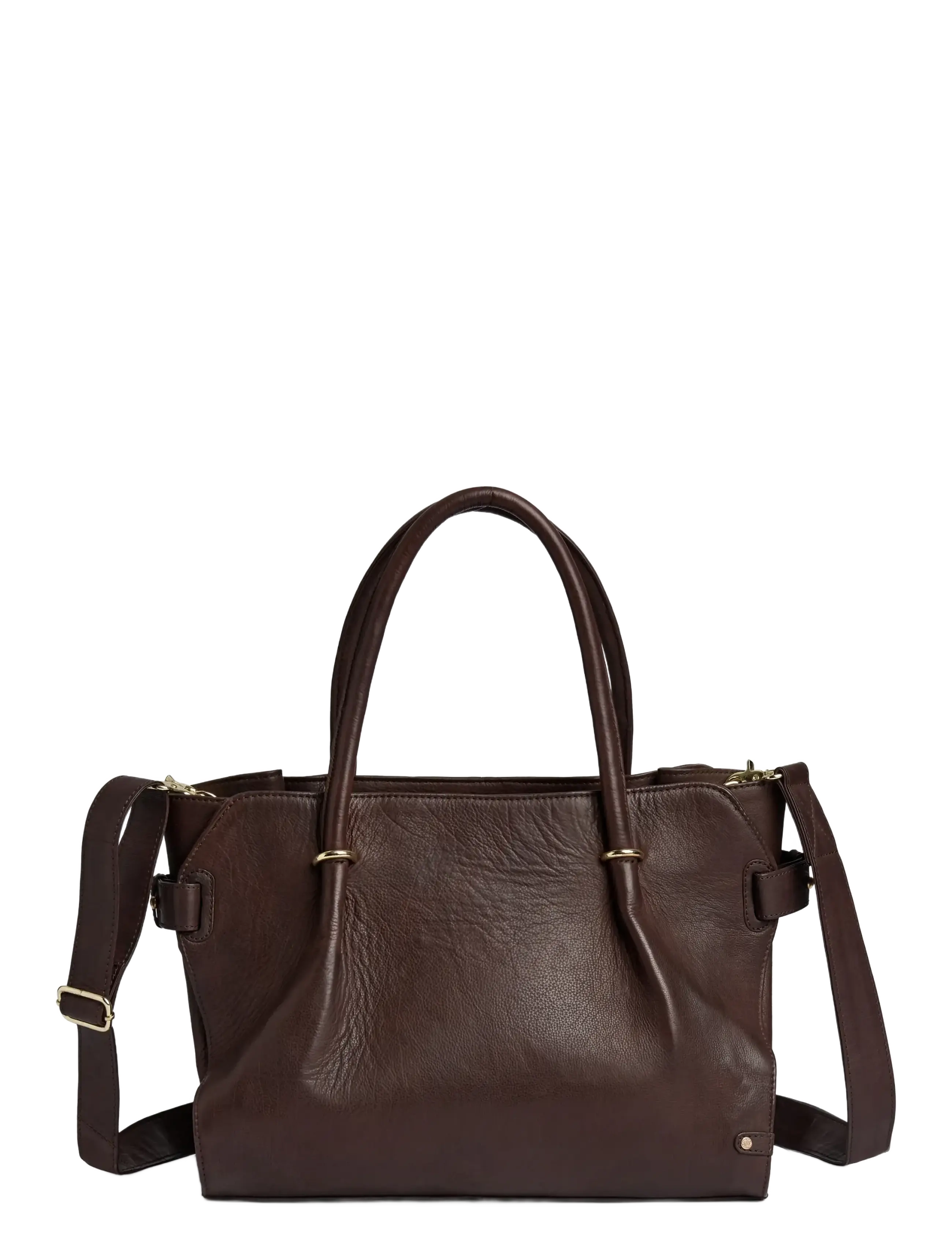 DEPECHE Golden Chic Workbag - Tasker - 106 COFFEE / brown