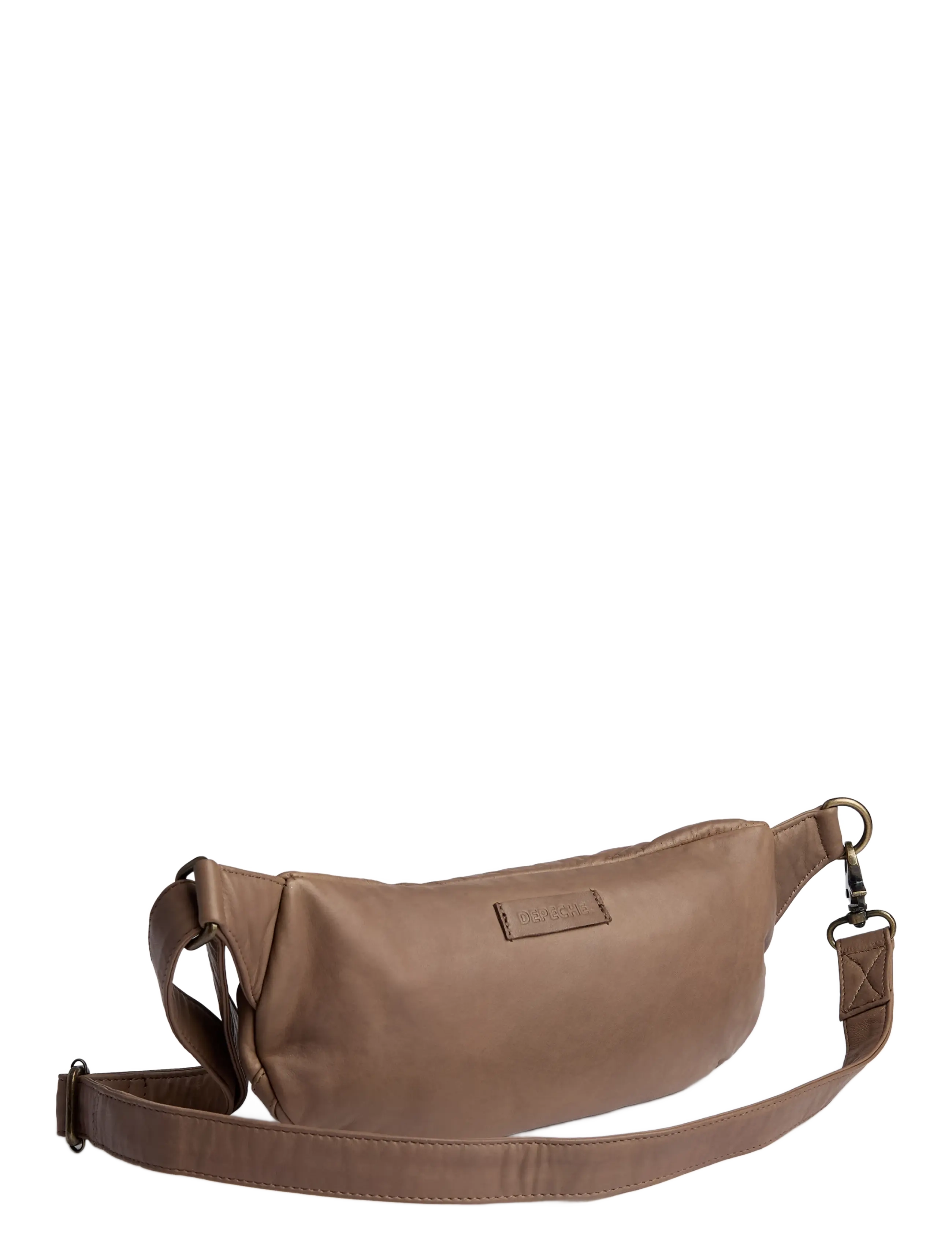 DEPECHE - Powerfield Bumbag - bæltetasker - 250 dark taupe - 1