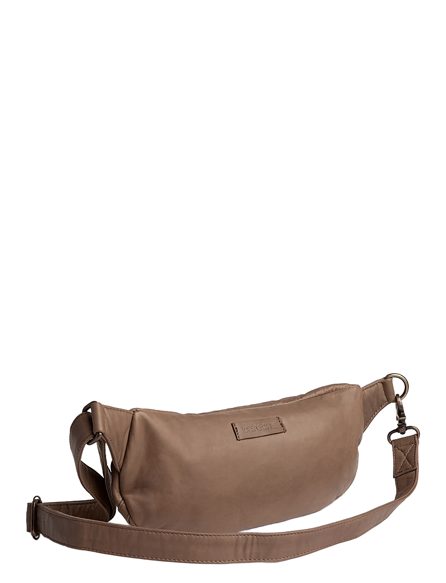 DEPECHE - Powerfield Bumbag - bæltetasker - 250 dark taupe - 1