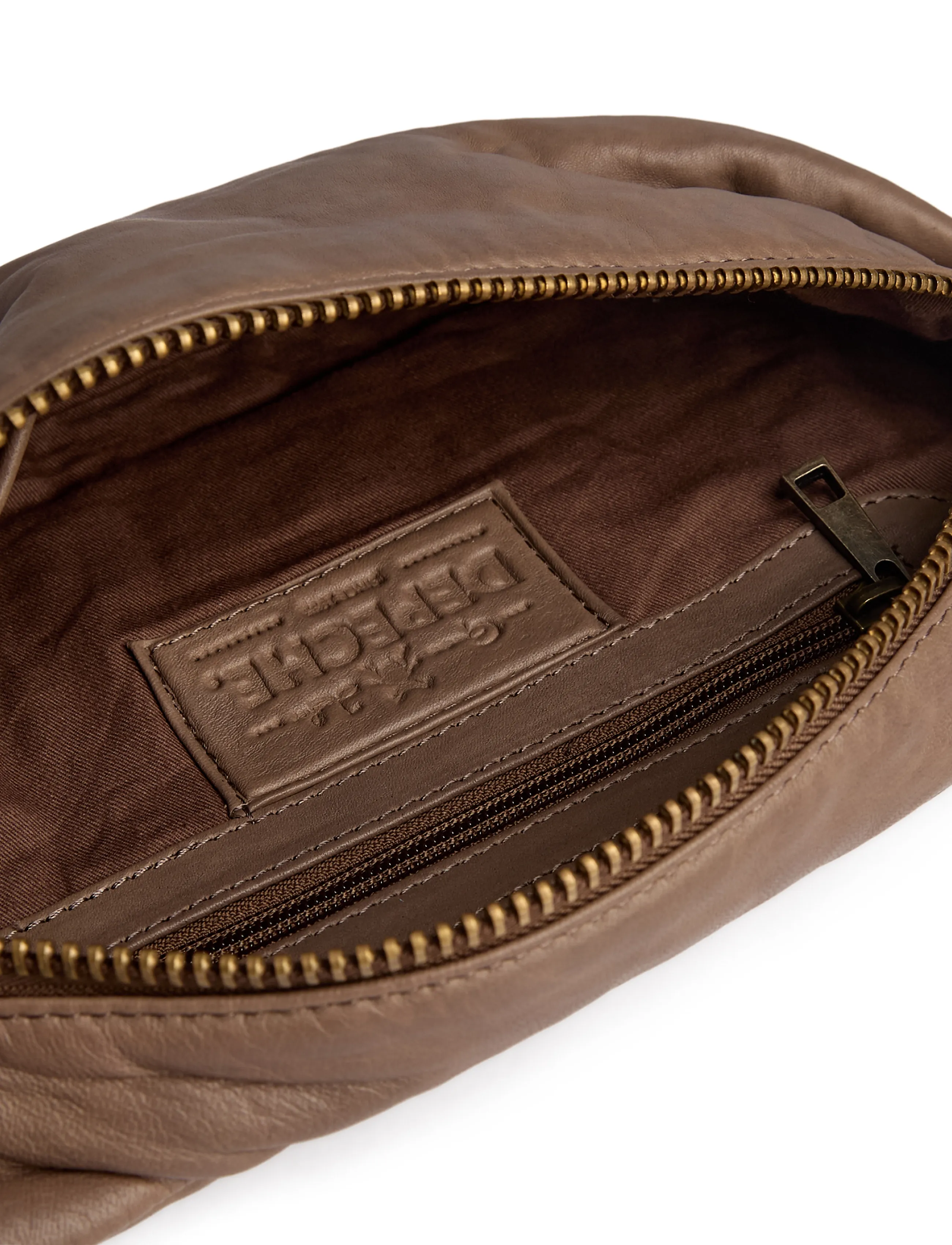 DEPECHE - Powerfield Bumbag - bæltetasker - 250 dark taupe - 2