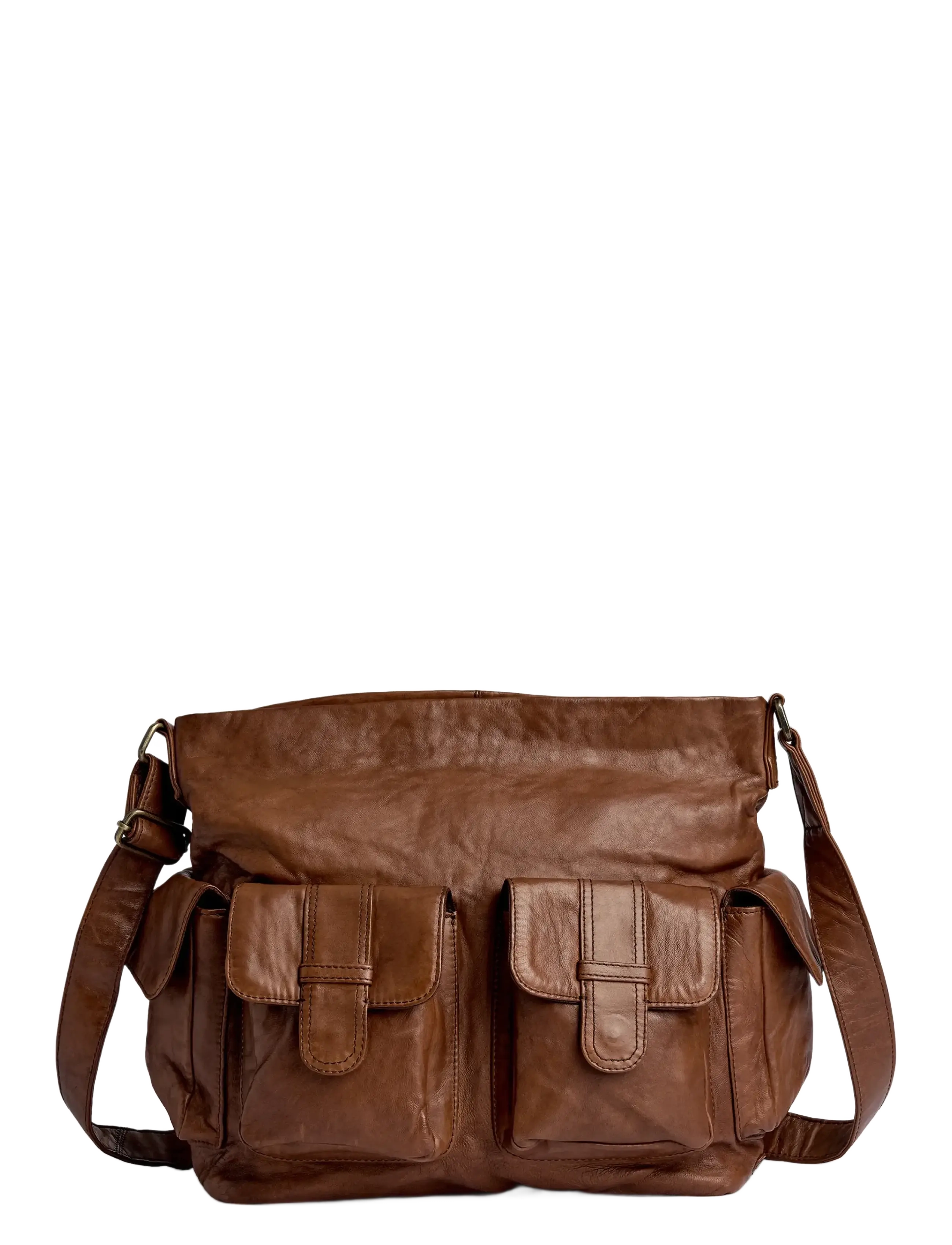 DEPECHE Powerfield Shopper - Crossbody Bags - 221 CHESTERFIELD / brown