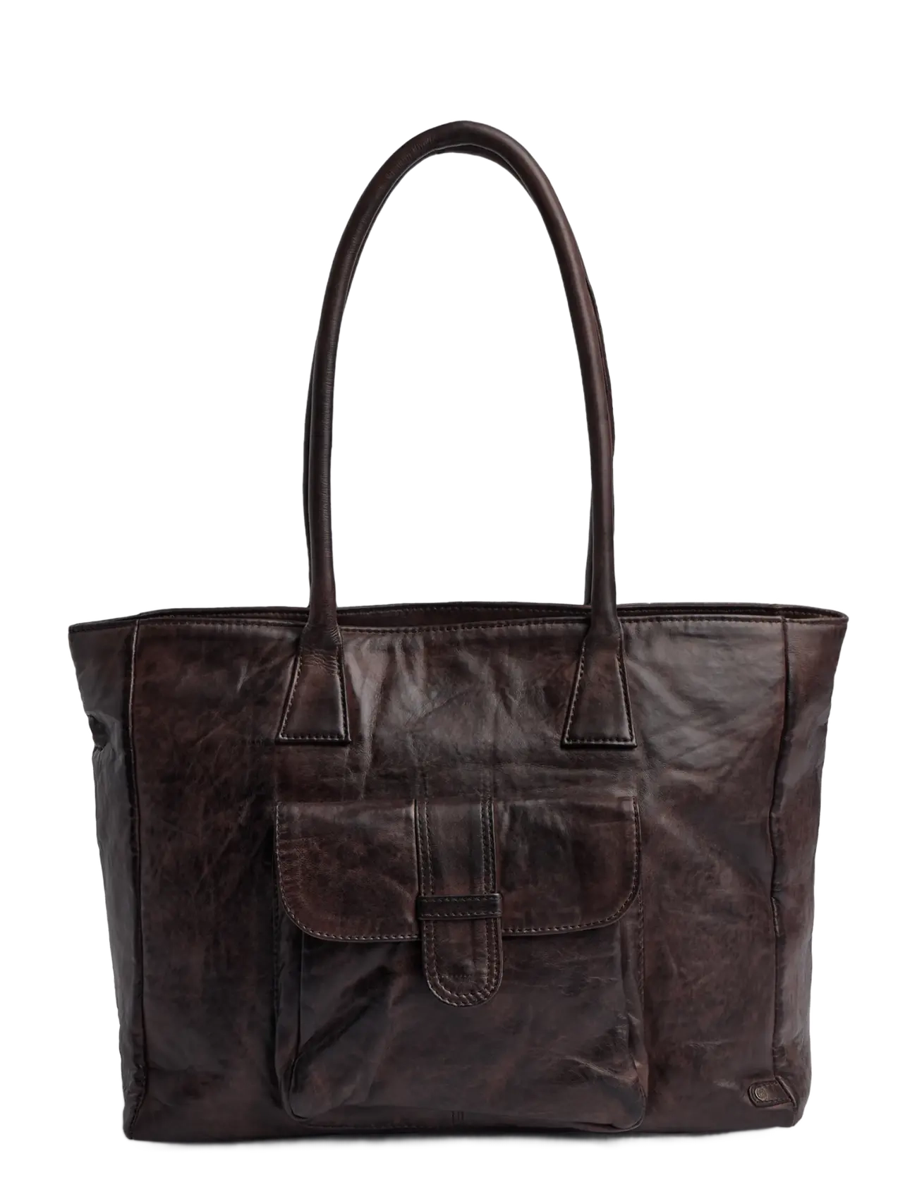 DEPECHE Powerfield Shoulderbag - Tasker - 068 WINTER BROWN / brown