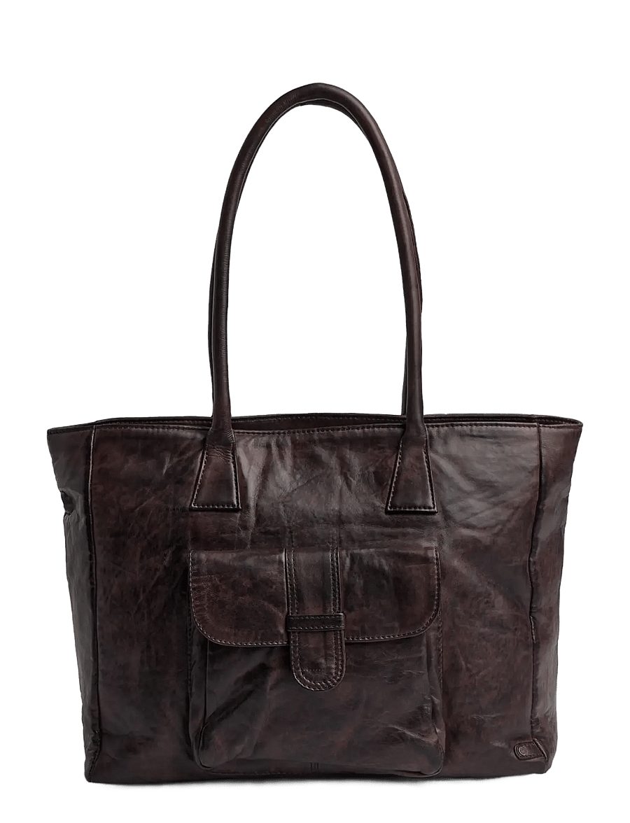 DEPECHE - Powerfield Shoulderbag - tote bags - 068 winter brown - 0