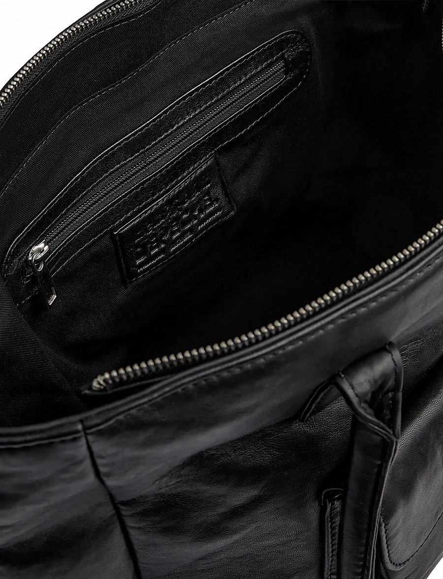 DEPECHE - Powerfield Shoulderbag - tote-stiilis kotid - 099 black - 2