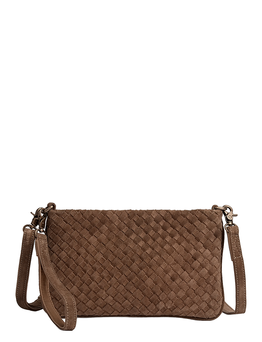 DEPECHE - Berlin clutch - crossbody bags - 007 mud - 0