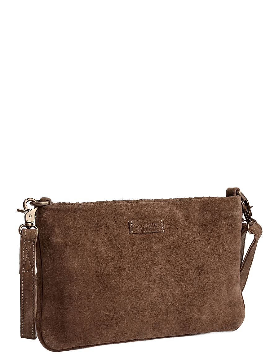 DEPECHE - Berlin clutch - crossbody bags - 007 mud - 1