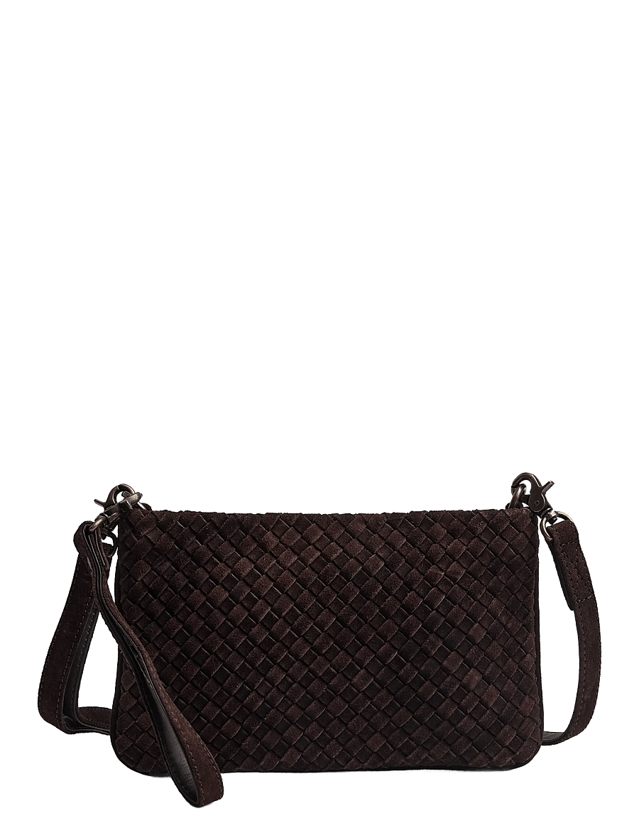 DEPECHE - Berlin clutch - crossbody bags - 008 chocolate - 0