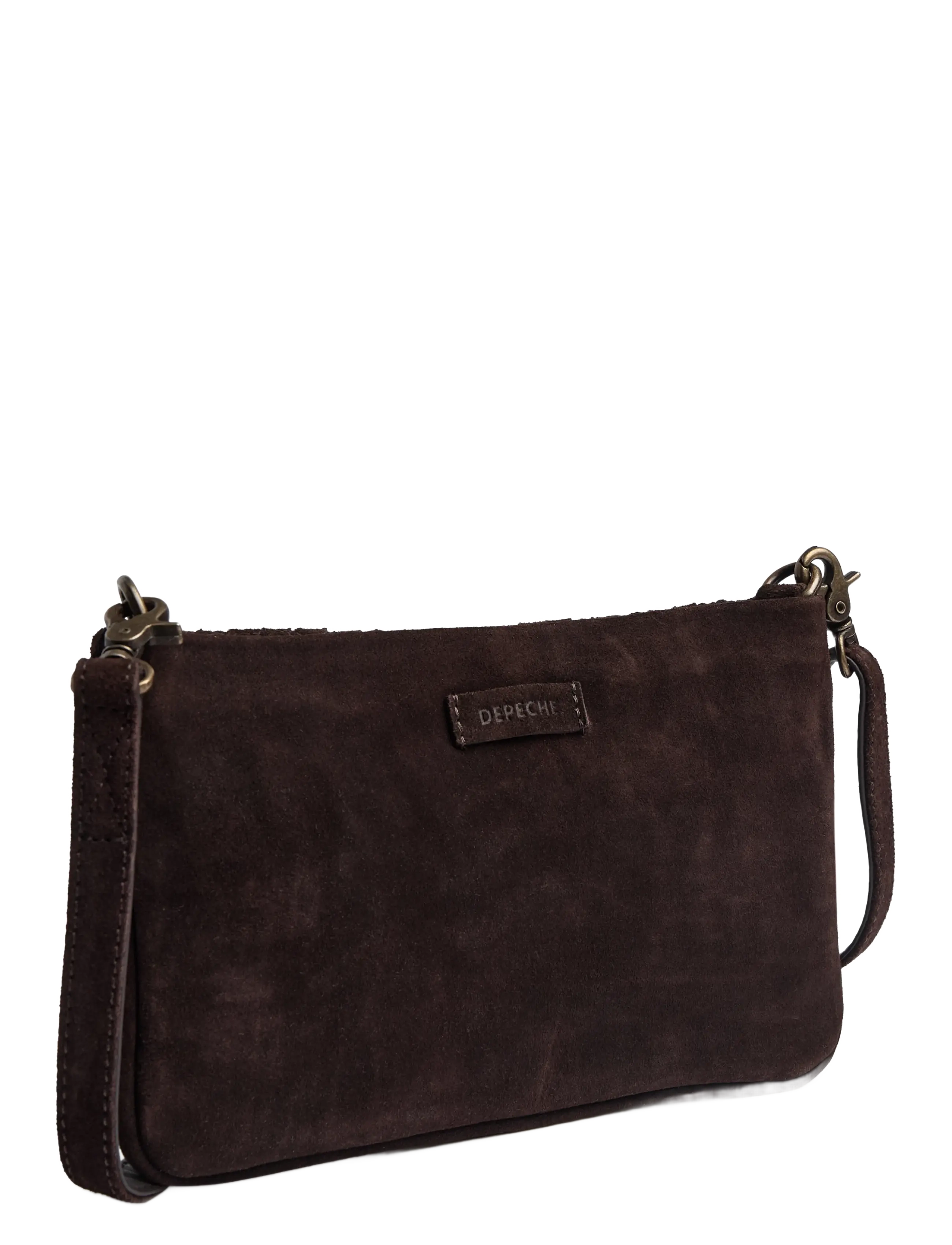 DEPECHE - Berlin clutch - crossbody bags - 008 chocolate - 1