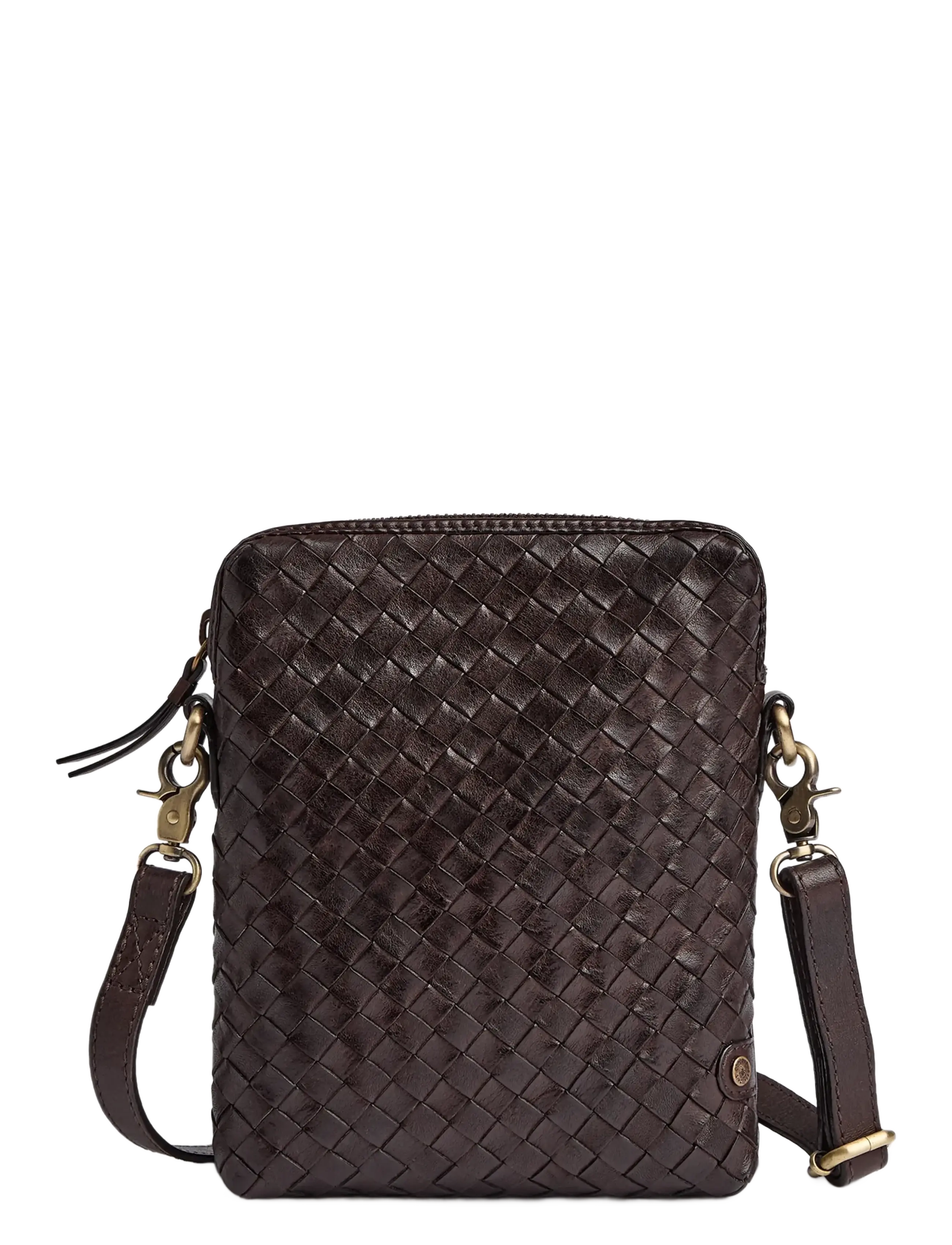 DEPECHE Sofya Mobile bag - Tasker - 161 DARK BROWN / brown