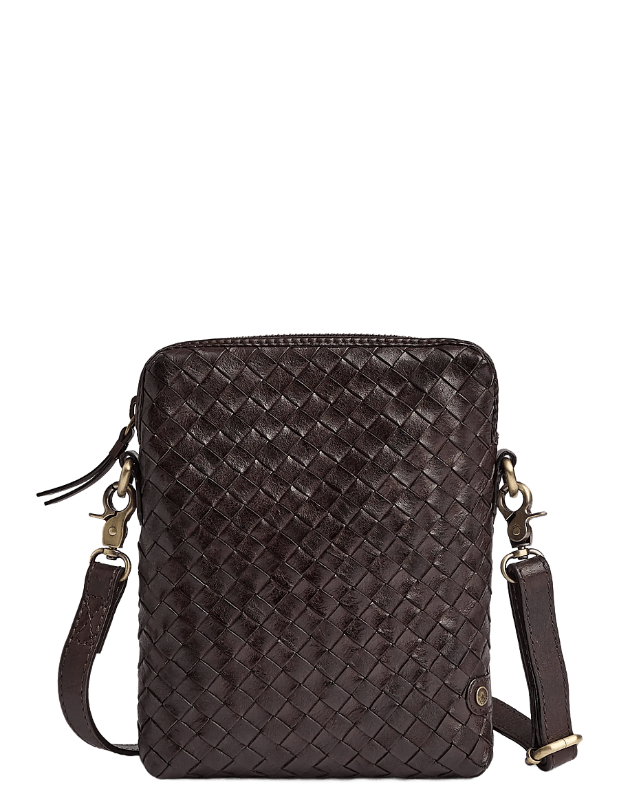 DEPECHE - Sofya Mobile bag - rankinės ilgu dirželiu - 161 dark brown - 0