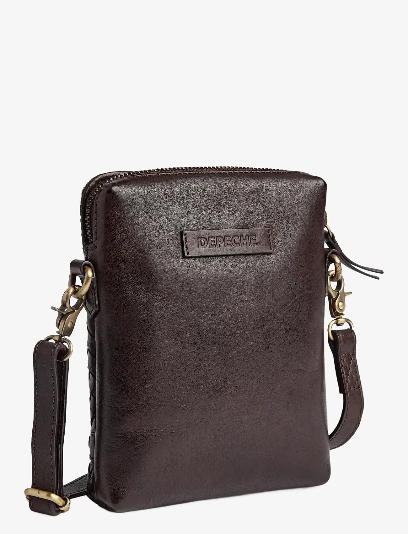 DEPECHE - Sofya Mobile bag - accessories - 161 dark brown - 1
