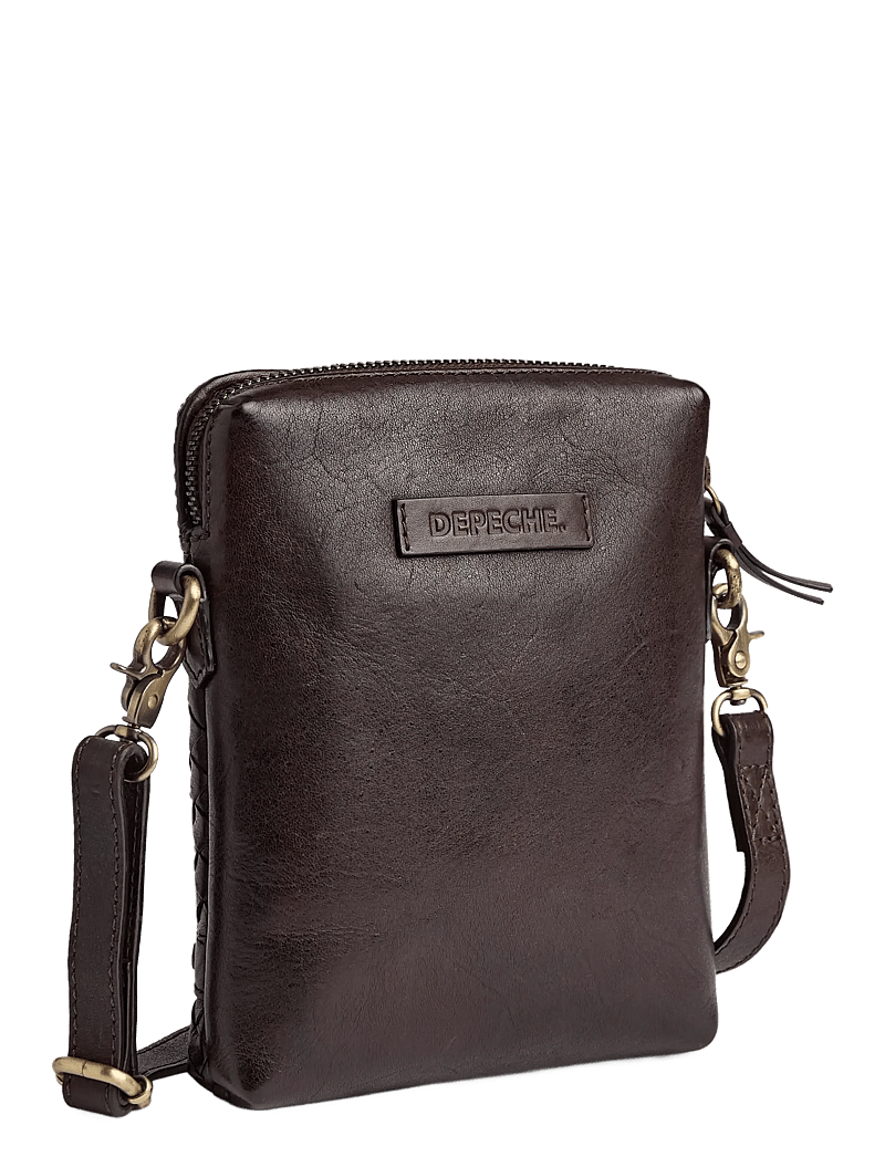 DEPECHE - Sofya Mobile bag - umhängetaschen - 161 dark brown - 1