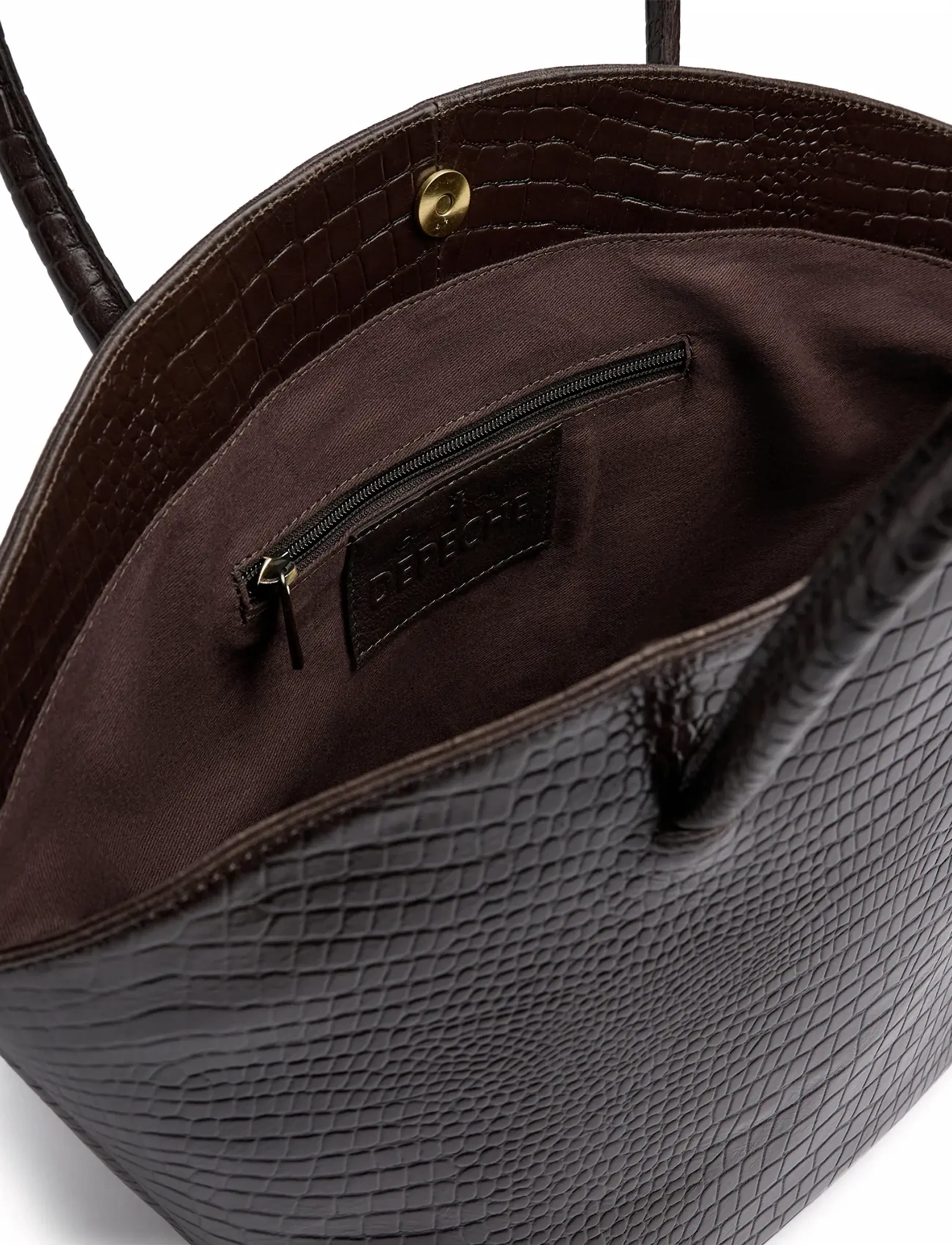 DEPECHE - Fashion Favourits Shopper - shoppers - 265 brown croco - 2