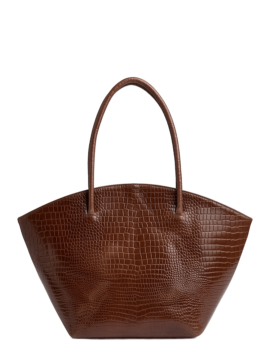 DEPECHE - Fashion Favourits Shopper - shoppers - 326 cognac croco - 0