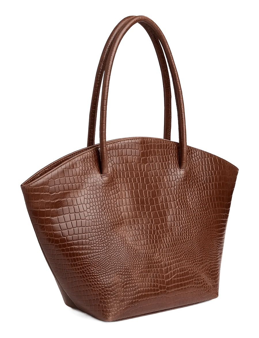 DEPECHE - Fashion Favourits Shopper - shoppers - 326 cognac croco - 1