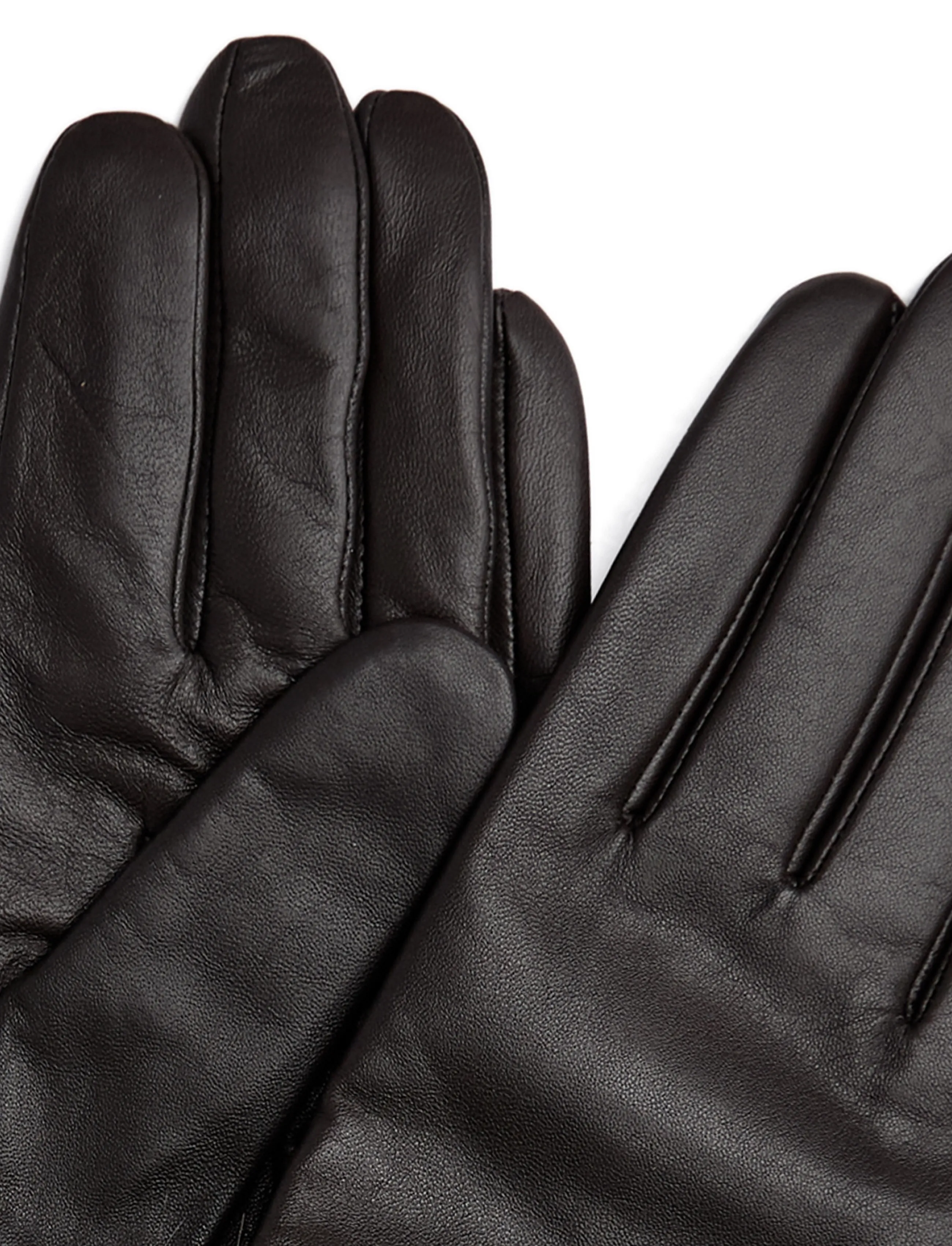 DEPECHE - Gloves with fur - skinnhandskar - 008 chocolate - 2
