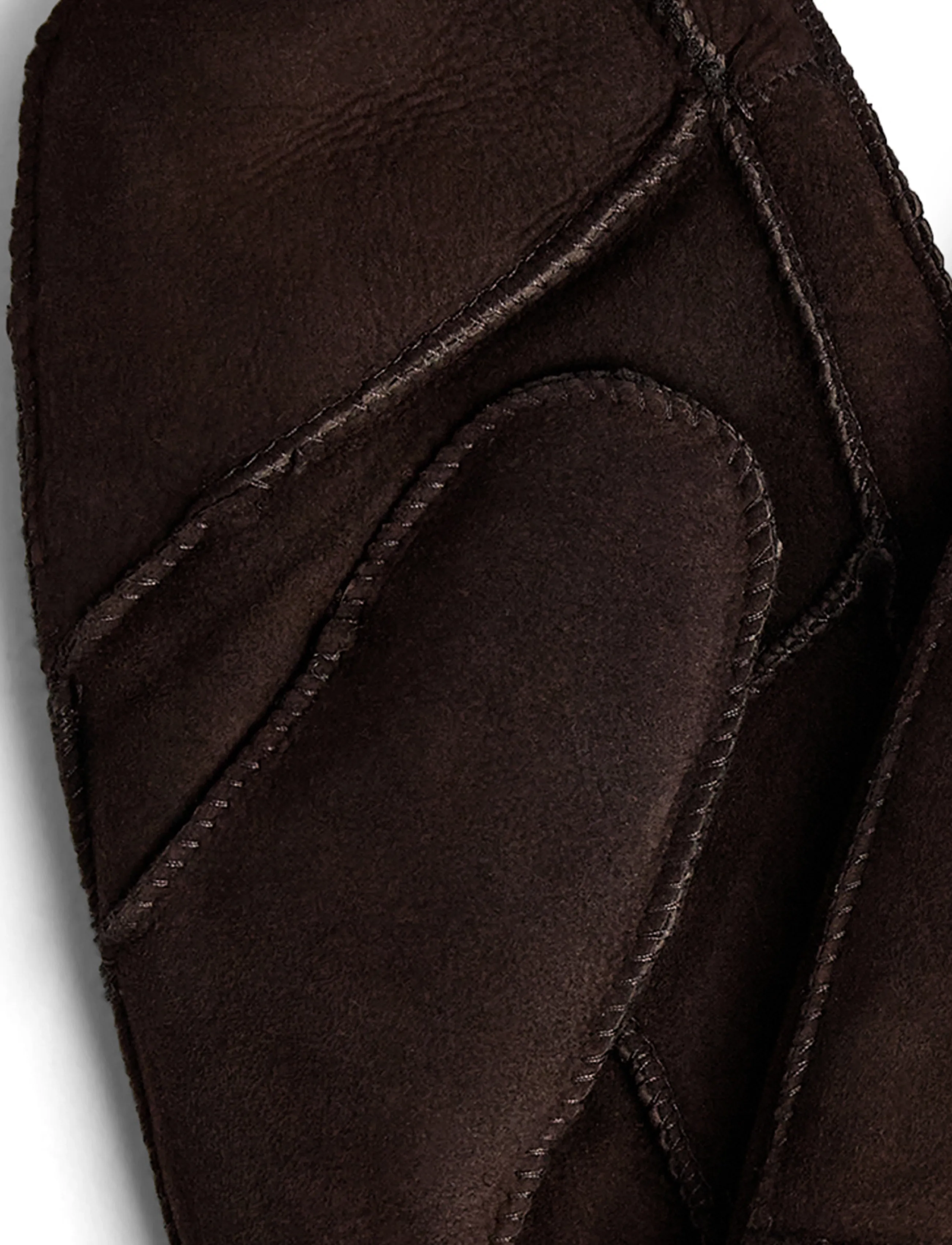 DEPECHE - Sheepwool mittens - skinnhandskar - 008 chocolate - 1