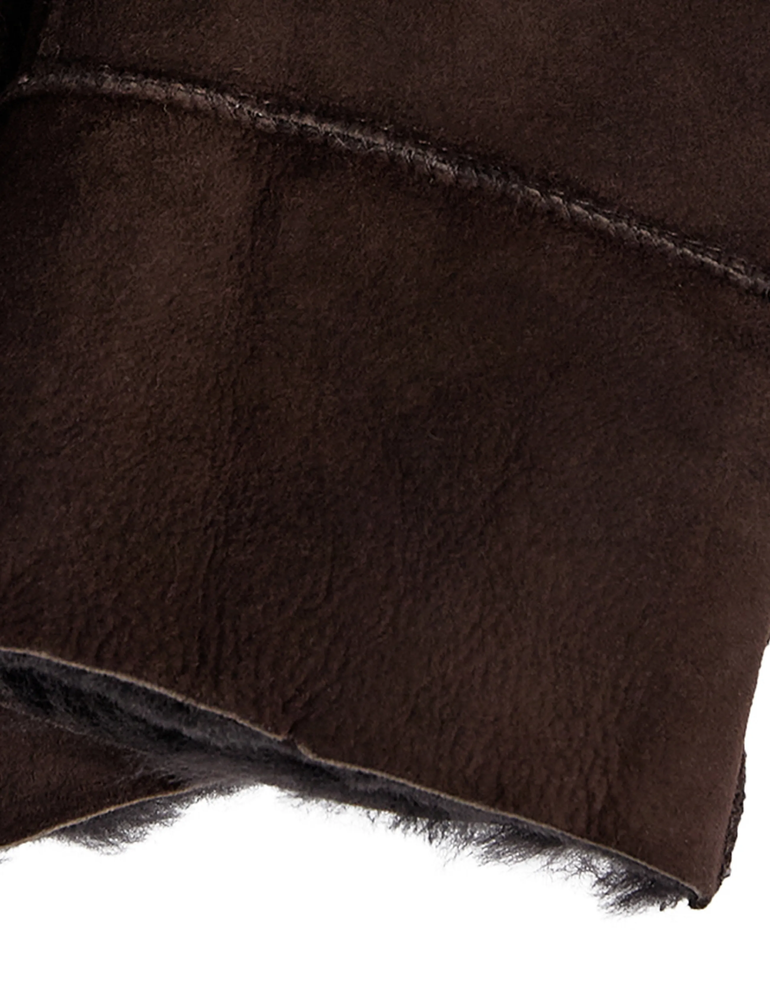 DEPECHE - Sheepwool mittens - skinnhandskar - 008 chocolate - 2