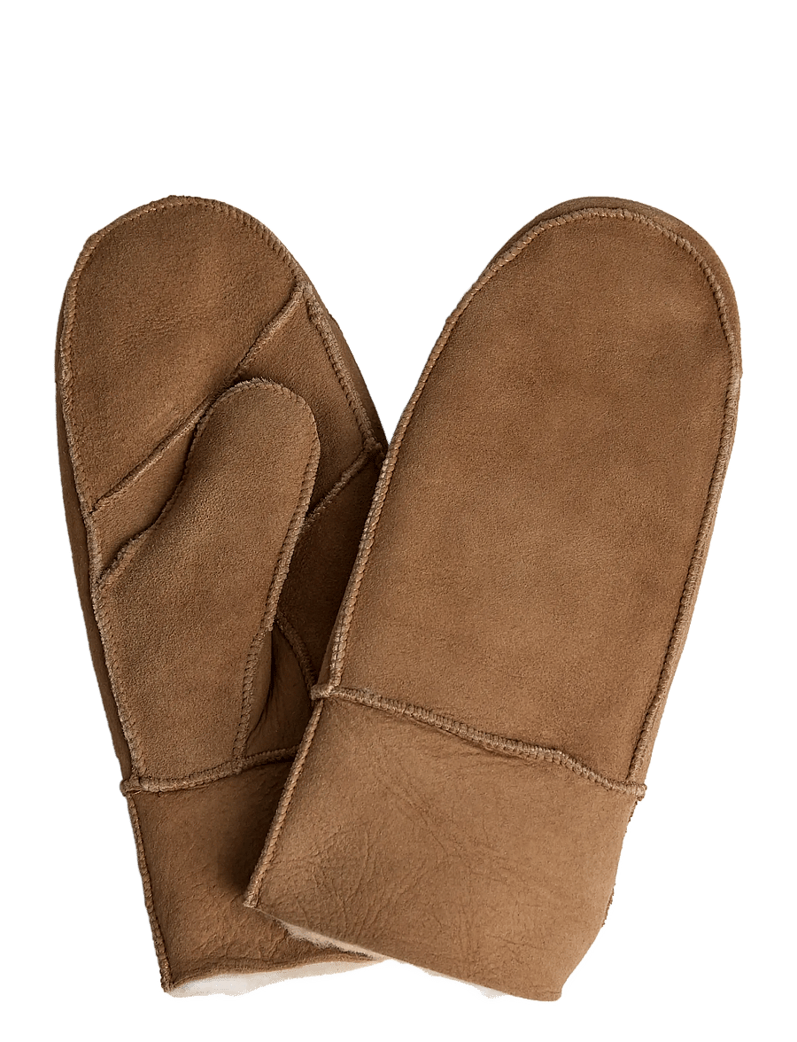 DEPECHE - Sheepwool mittens - skinnhandskar - 013 tan - 0