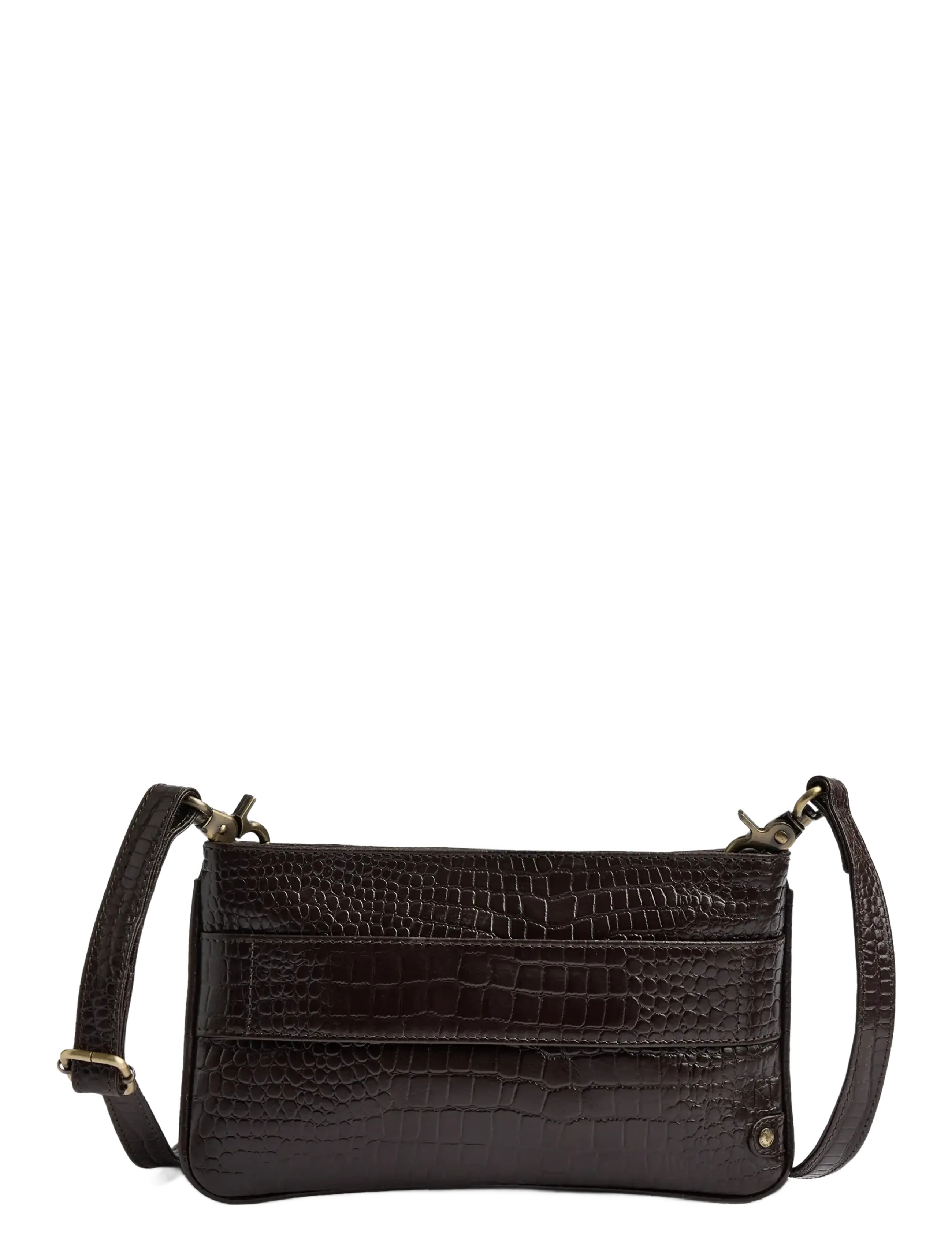 DEPECHE Fashion Favourites Clutch - Taschen - 265 BROWN CROCO / brown