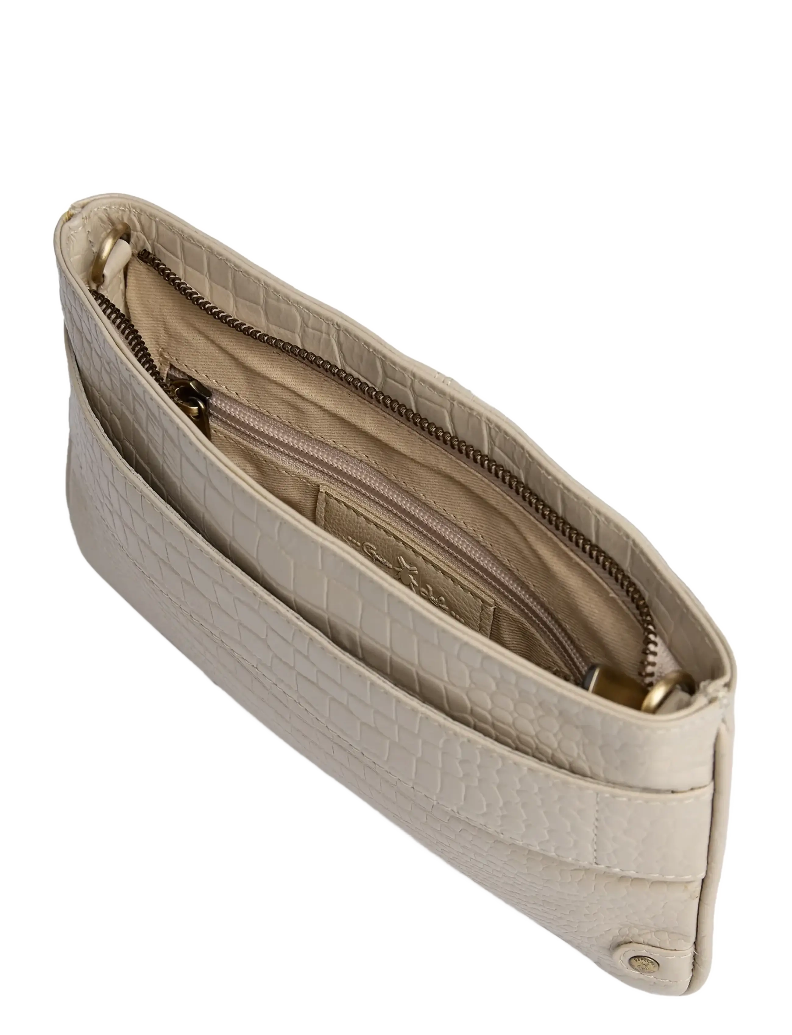 DEPECHE - Fashion Favourites Clutch - crossbody bags - 325 sand croco - 2