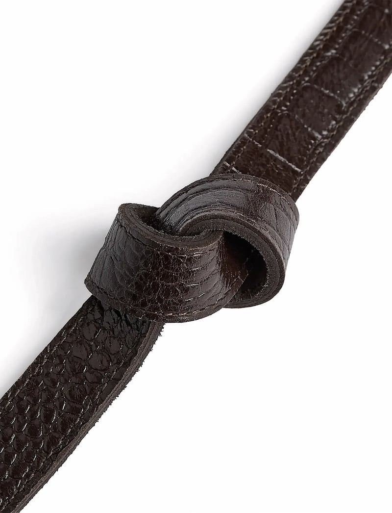 DEPECHE - Fashion Favourites Belt - Ādas jostas - 265 brown croco - 2