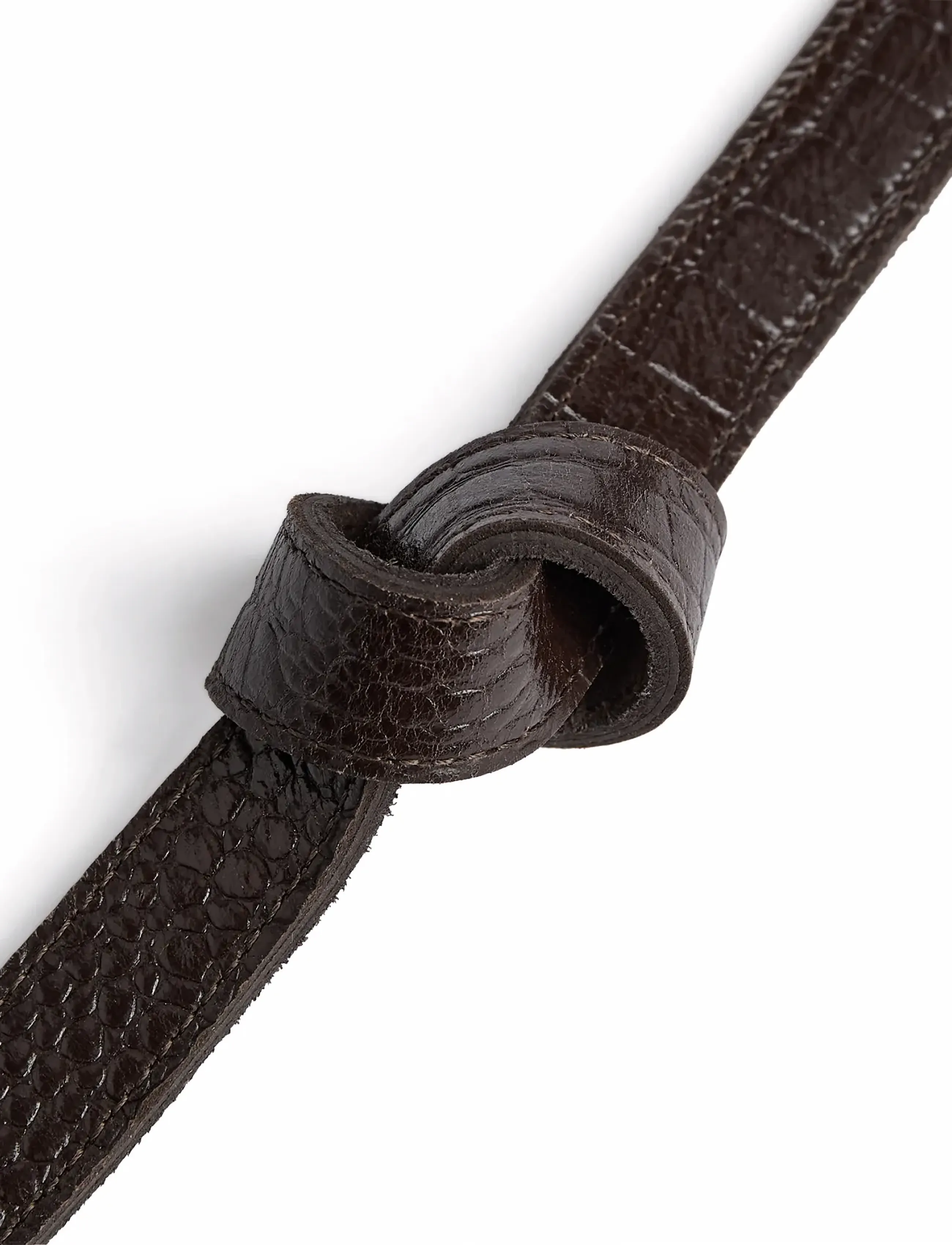 DEPECHE - Fashion Favourites Belt - ledergürtel - 265 brown croco - 2
