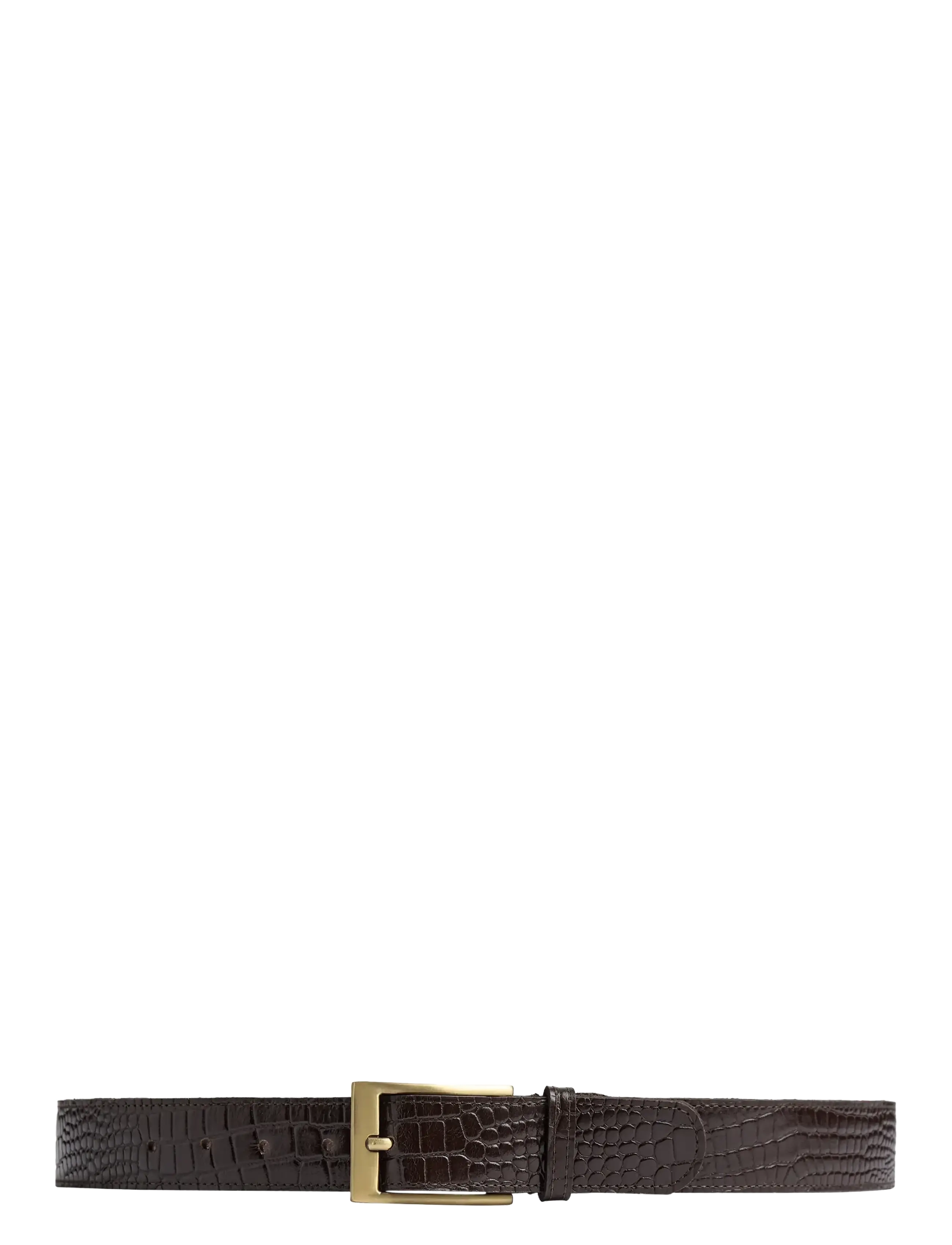 DEPECHE Fashion Favourites Belt - DEPECHE - 265 BROWN CROCO / brown