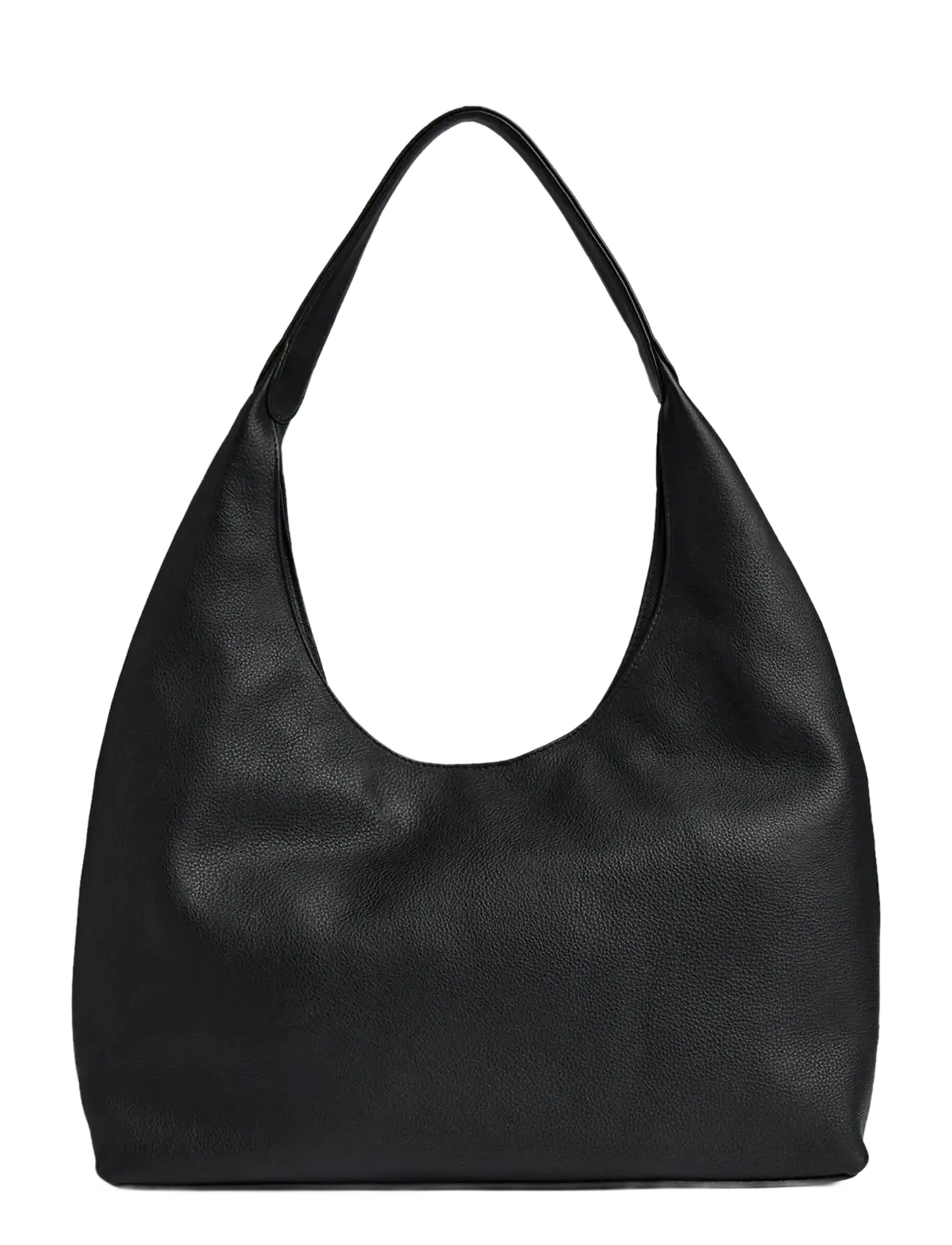 DEPECHE Shoulderbag, Kvinder, Hobo Skuldertaske, Sort, Str: ONE SIZE