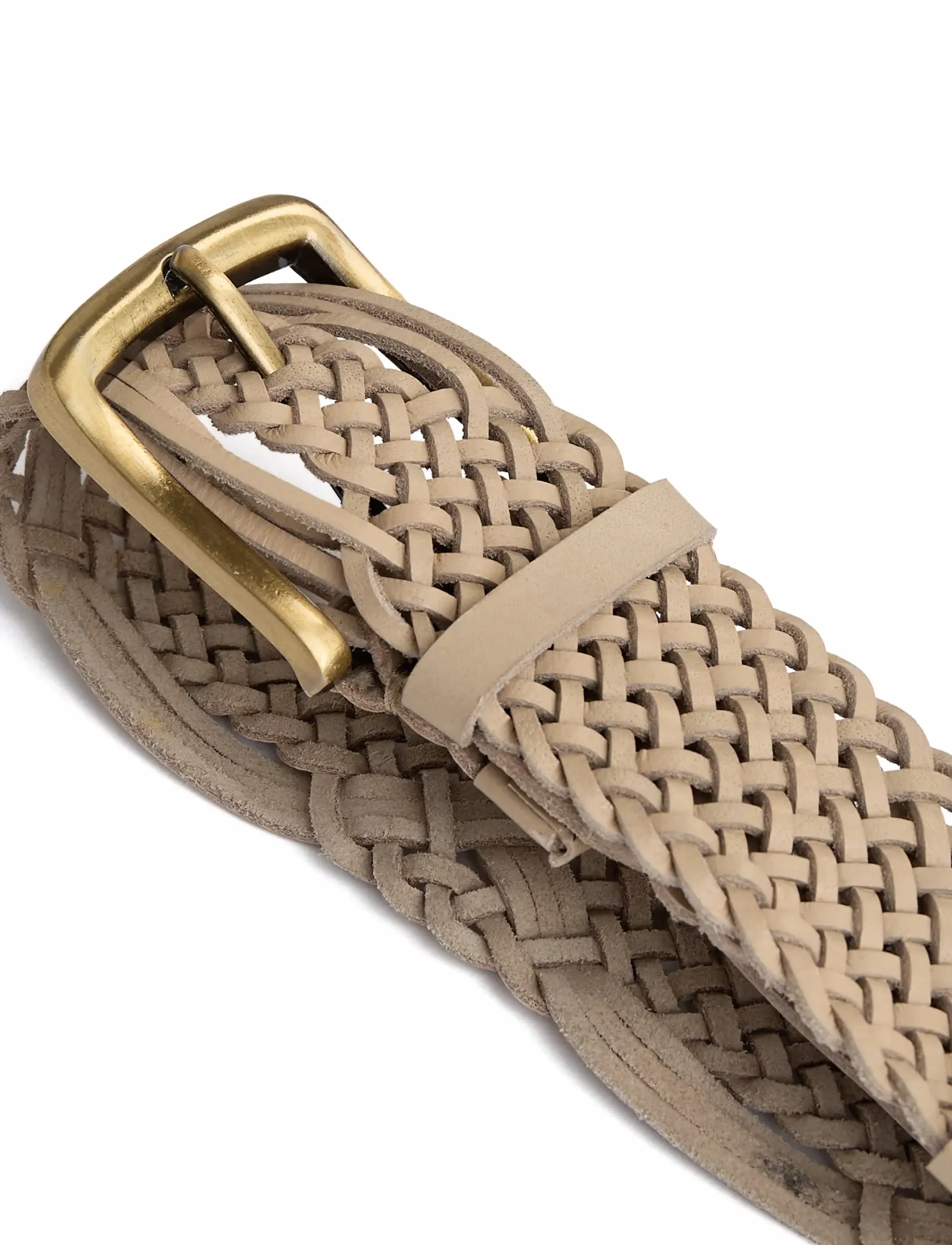 DEPECHE - Weave Belt - vööd - 202 vanilla - 2
