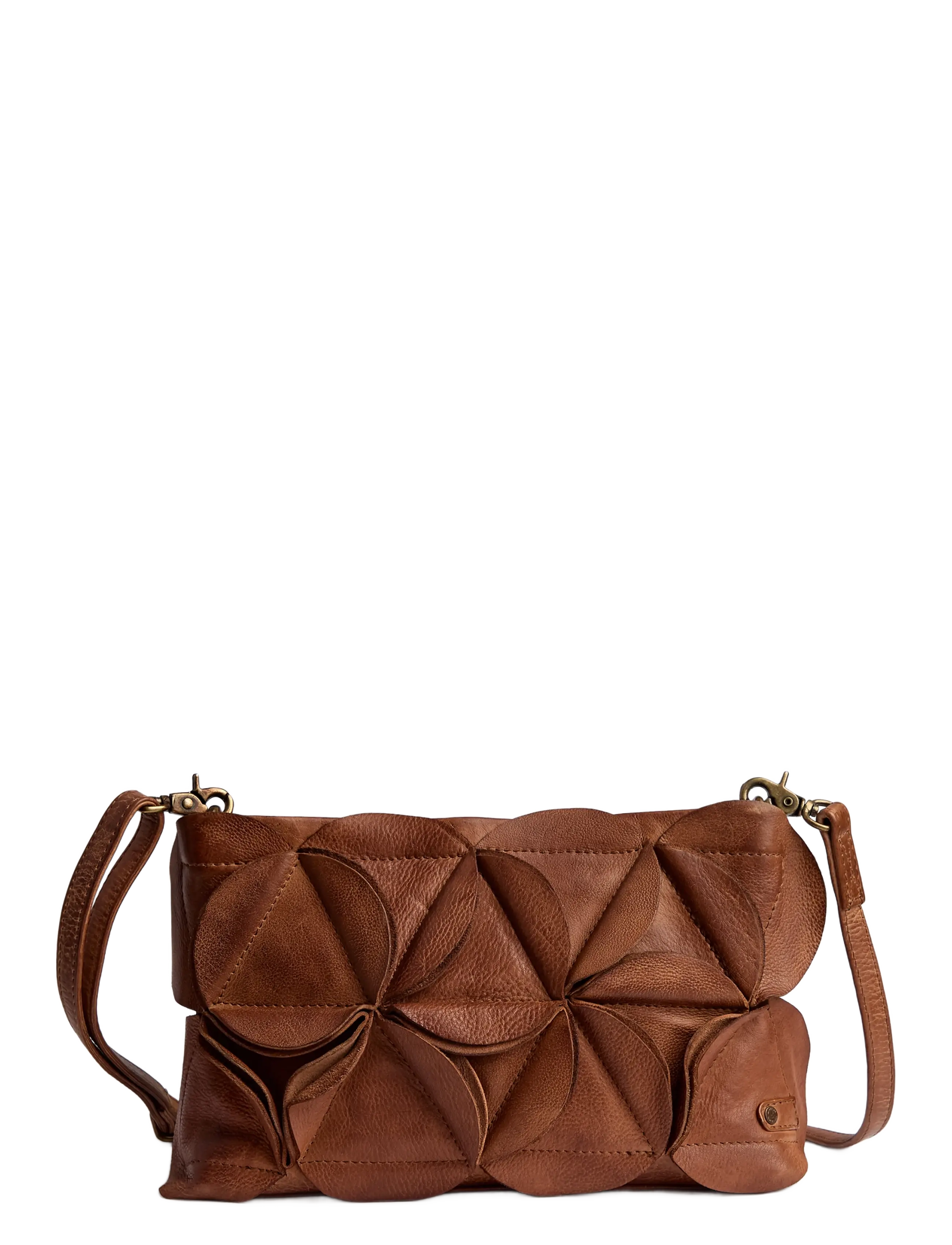 DEPECHE Rio Clutch - Farben der Saison - 040 DARK COGNAC / brown